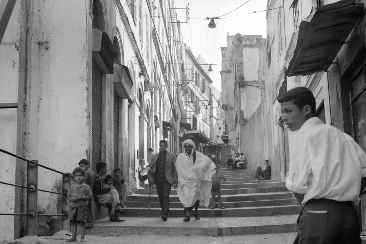 La calle N'Fissa de Argel, en 1973.