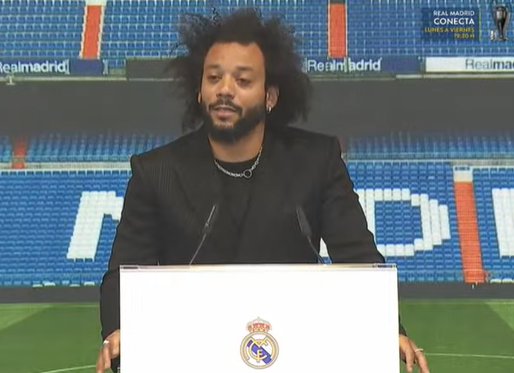 Marcelo at the ceremony.