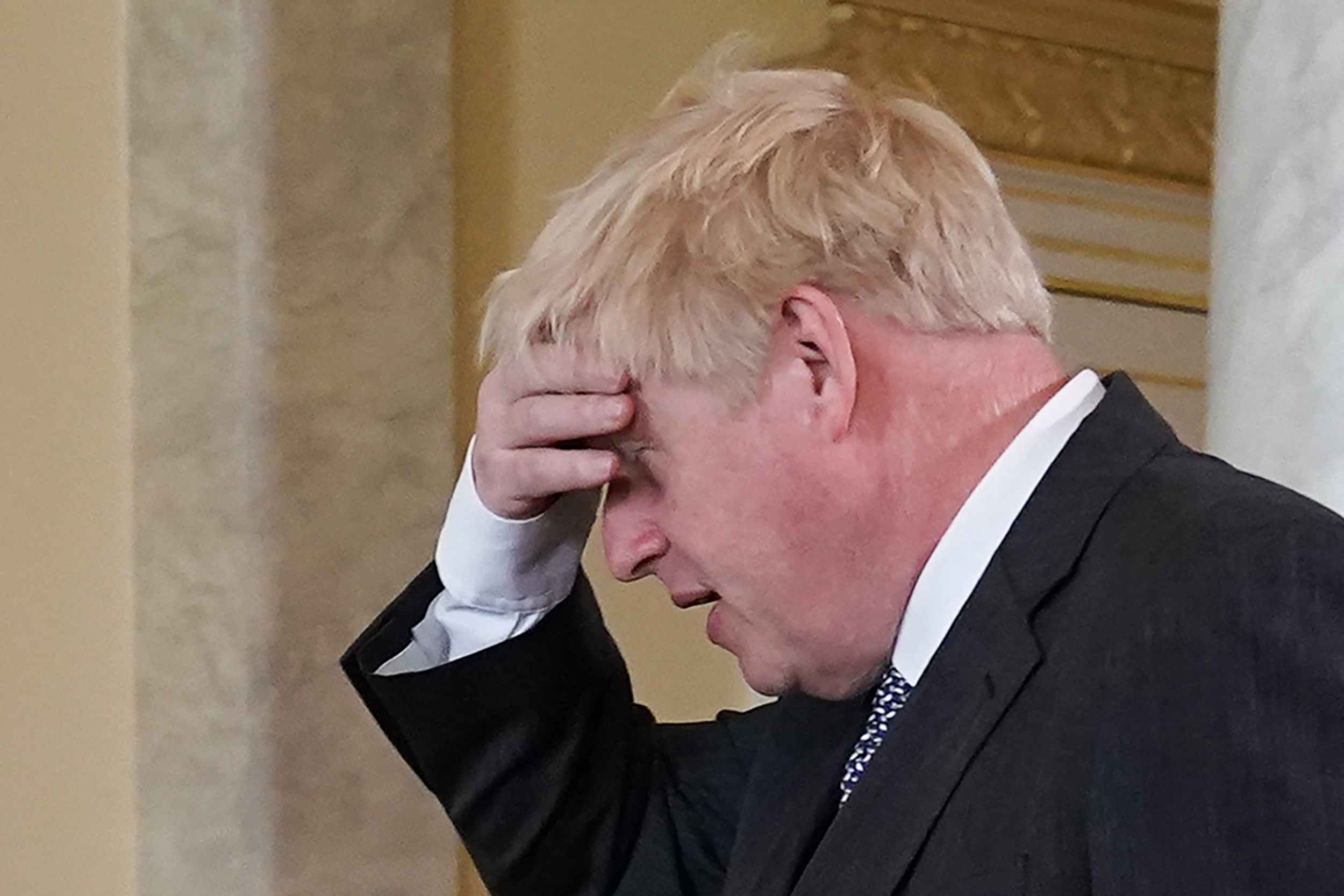 Boris Johnson, en una imagen de este lunes.