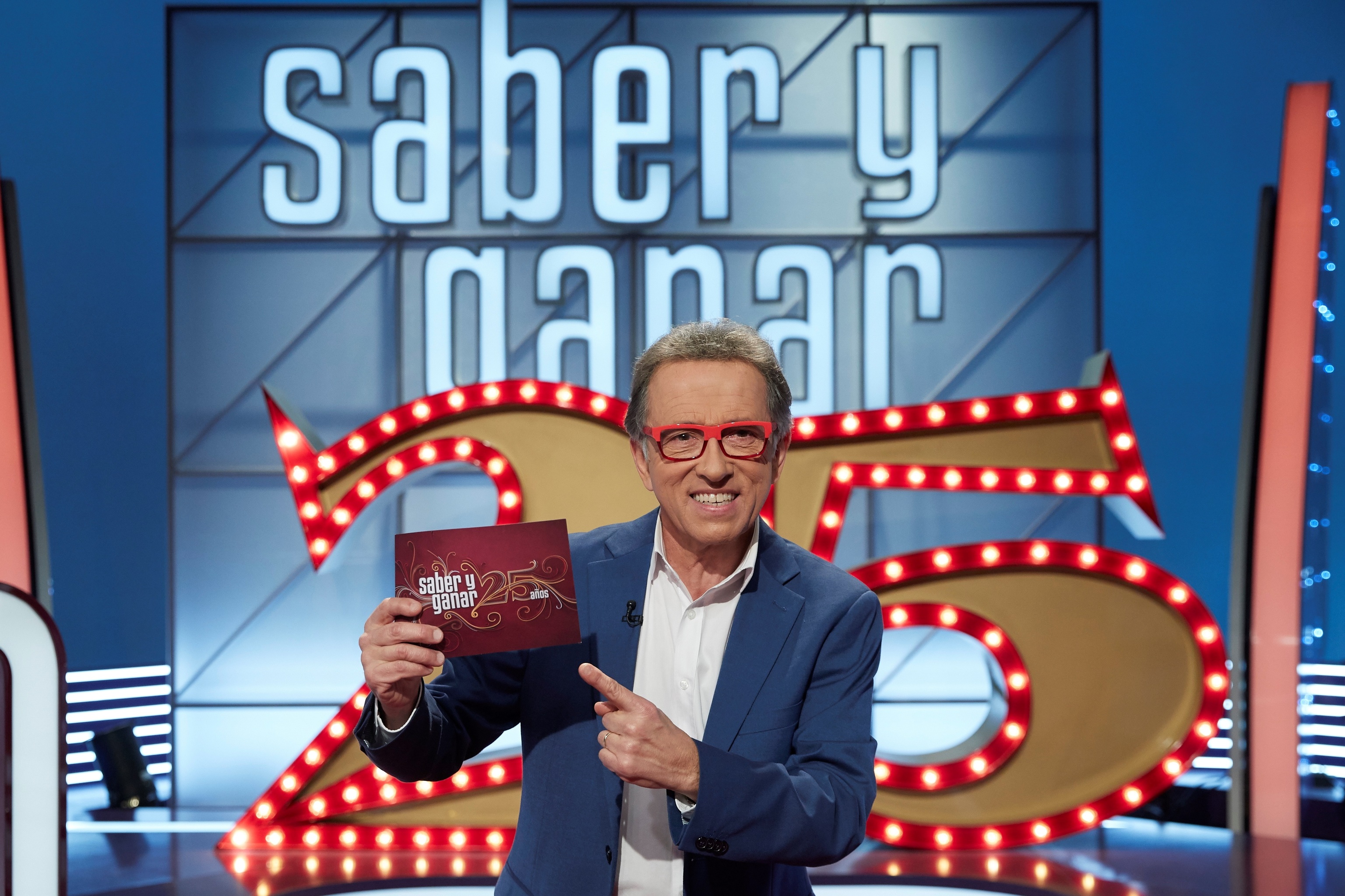 Jordi Hurtado en el 25 aniversario de 'Saber y Ganar'.
