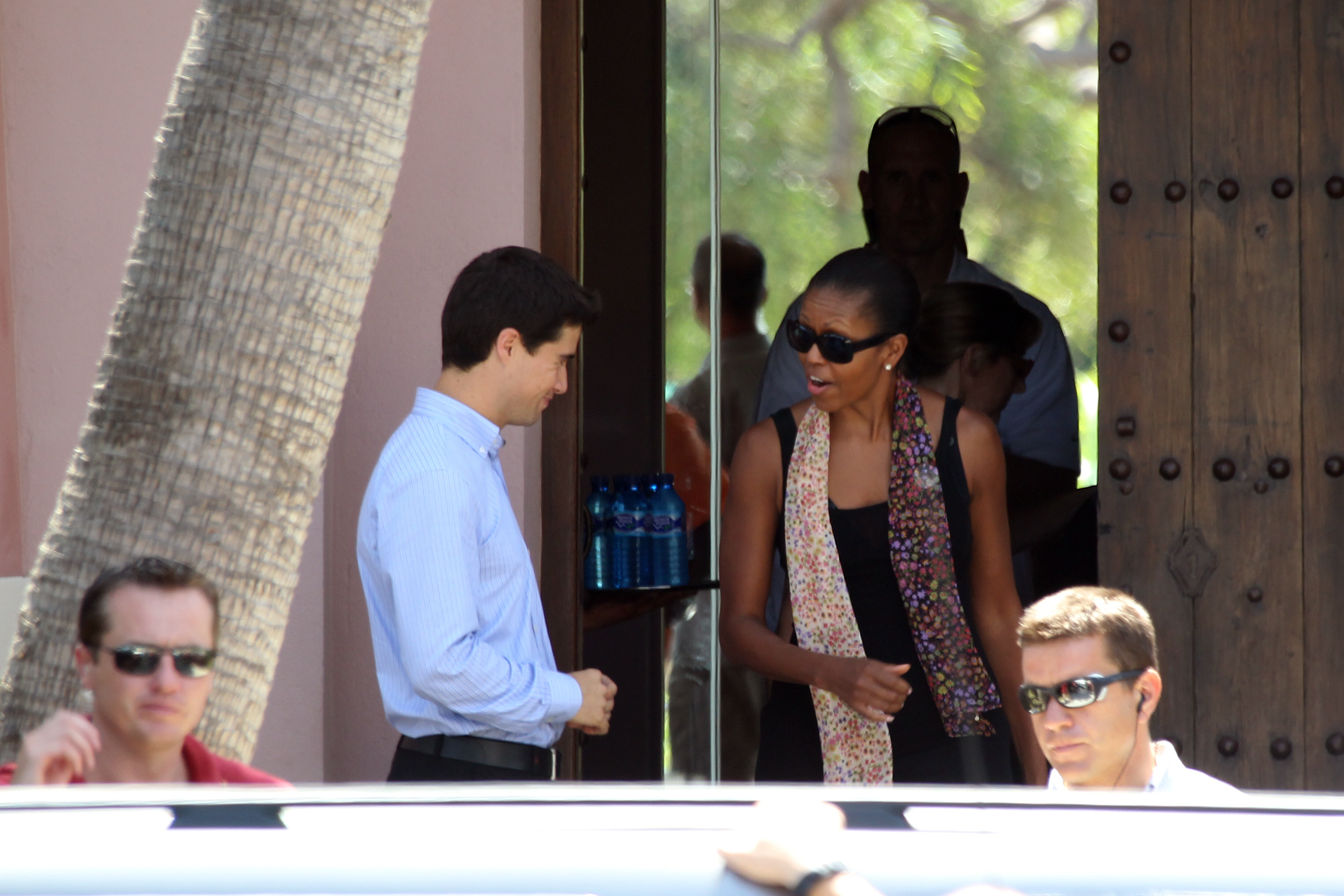 Michelle Obama, en Marbella, en 2010.