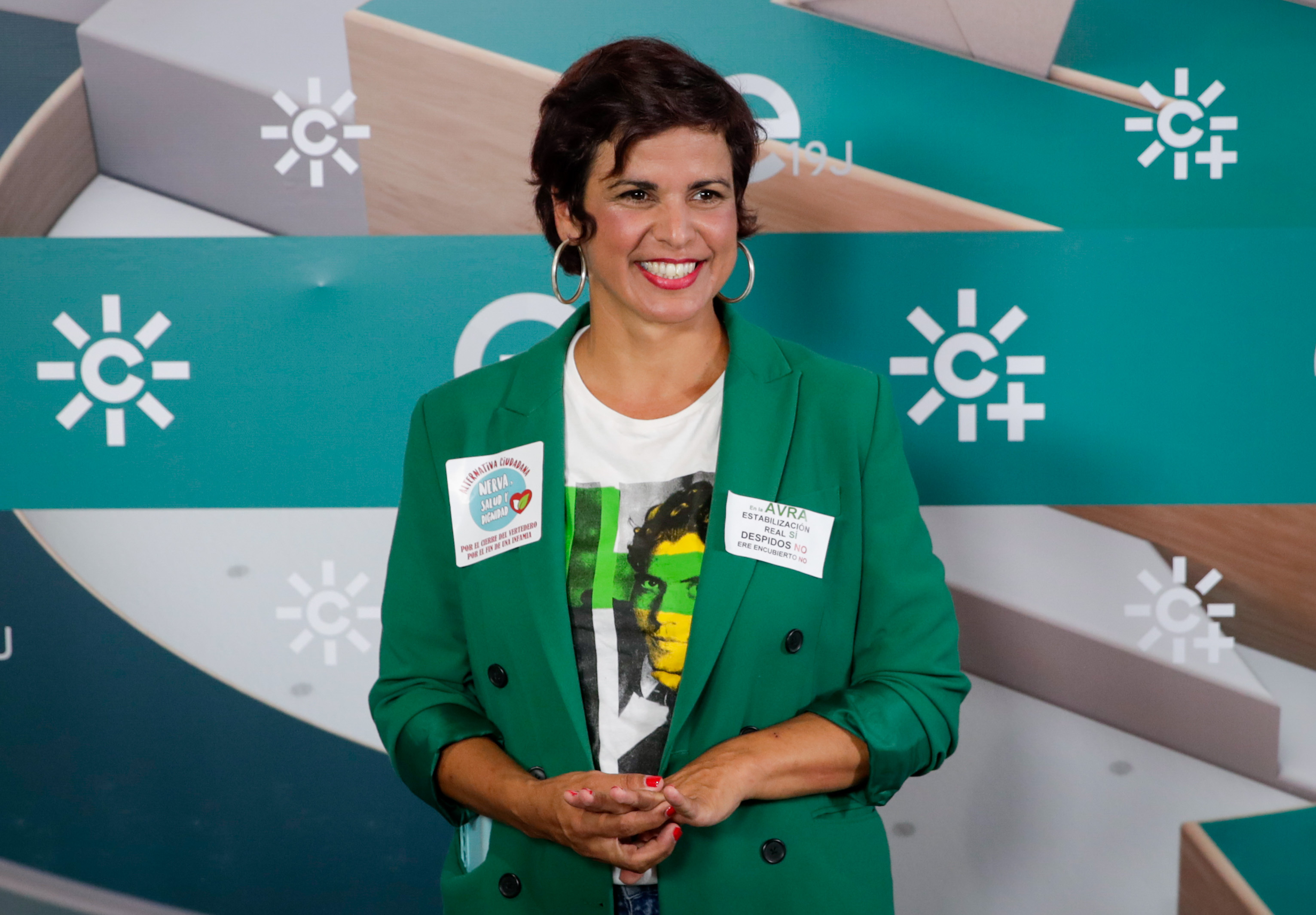 Teresa Rodrguez, candidata de Adelante Andaluca en las elecciones andaluzas