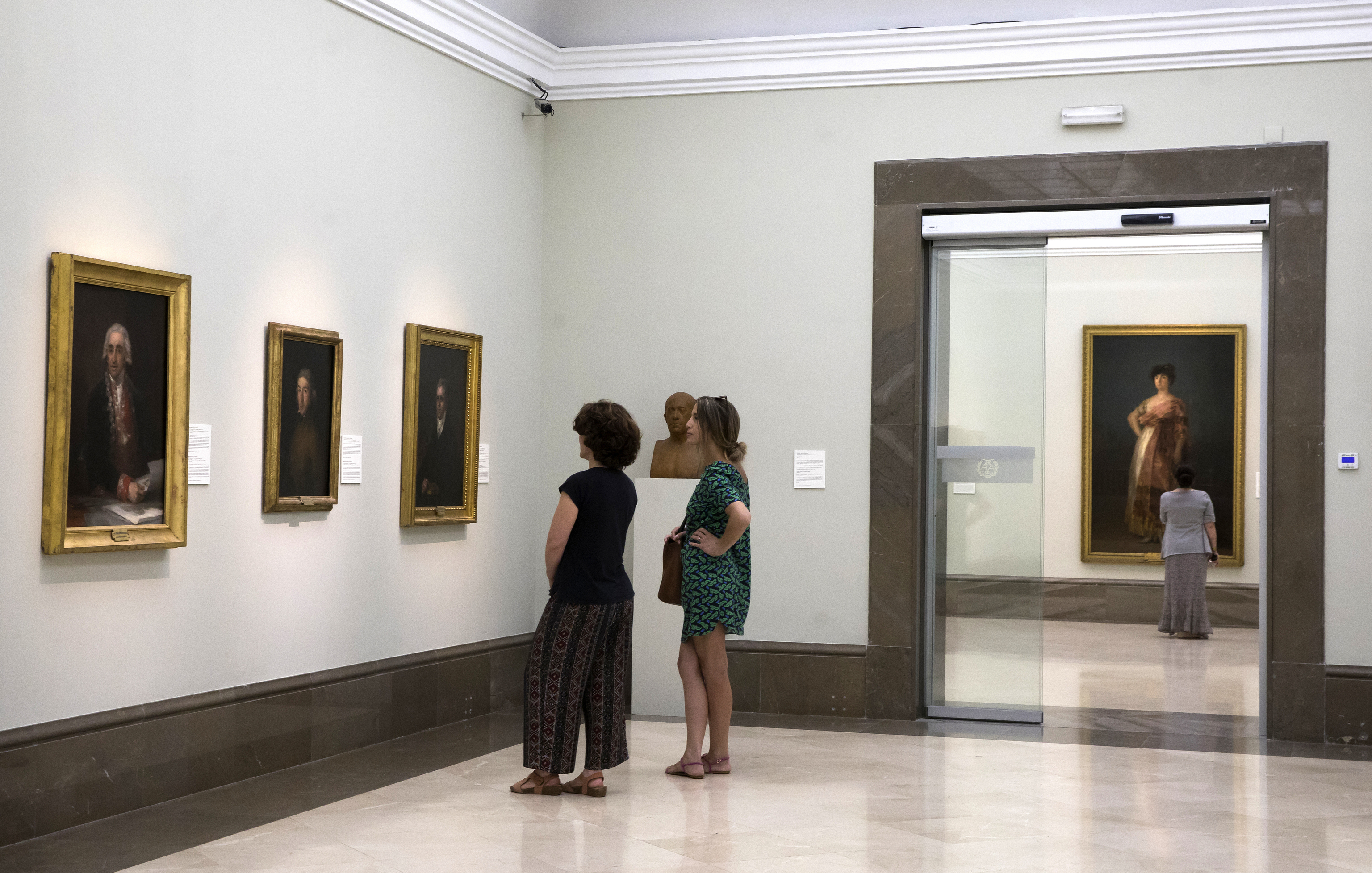 Goya rooms in the San Fernando Royal Academy of Fine Arts.