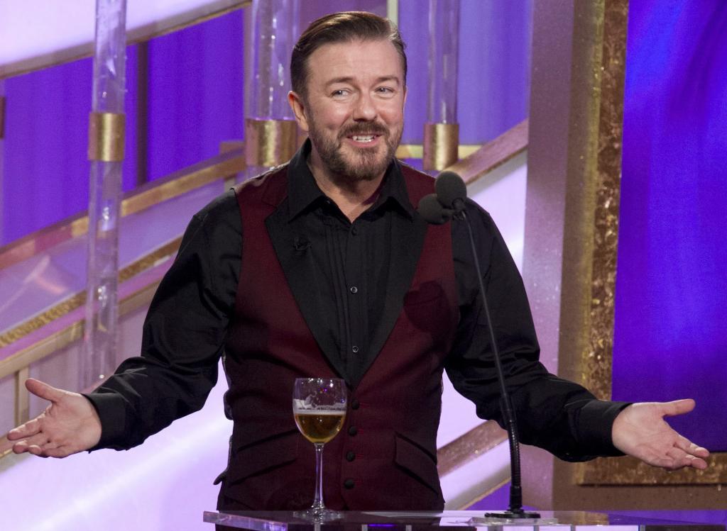 El humorista Ricky Gervais.