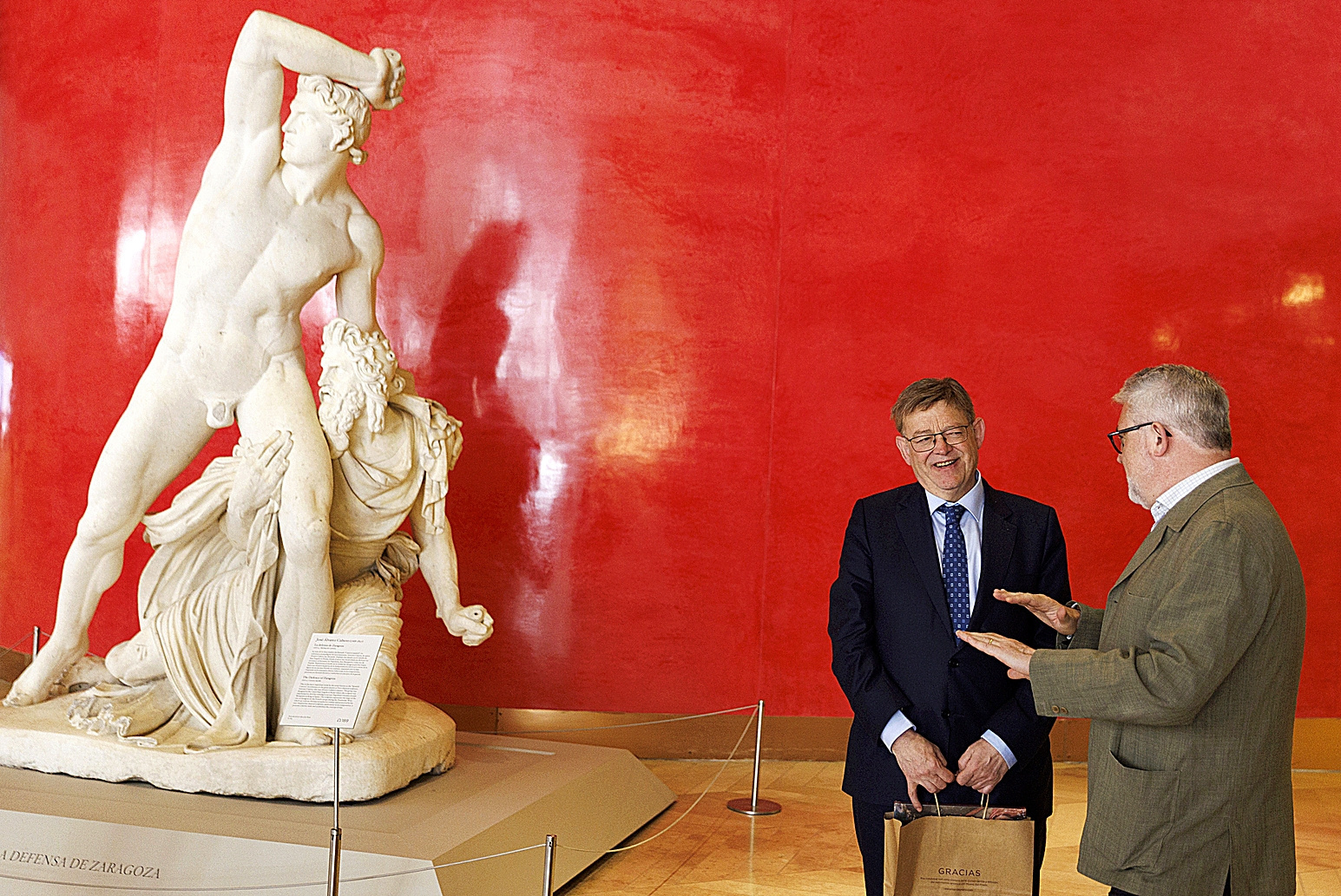 Generalitat's president, Zimo Puig, on a visit to the Prado Museum this week.