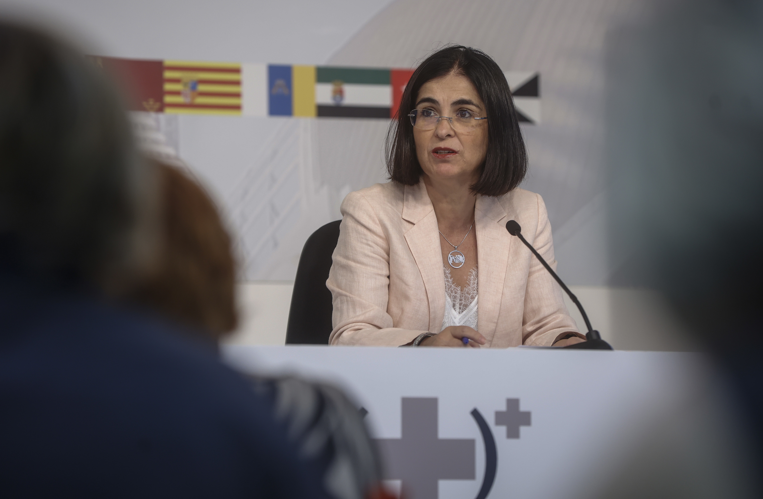 Carolina Darias, en la ruedad de prensa del Consejo Interterritorial celebrado en Valencia-
