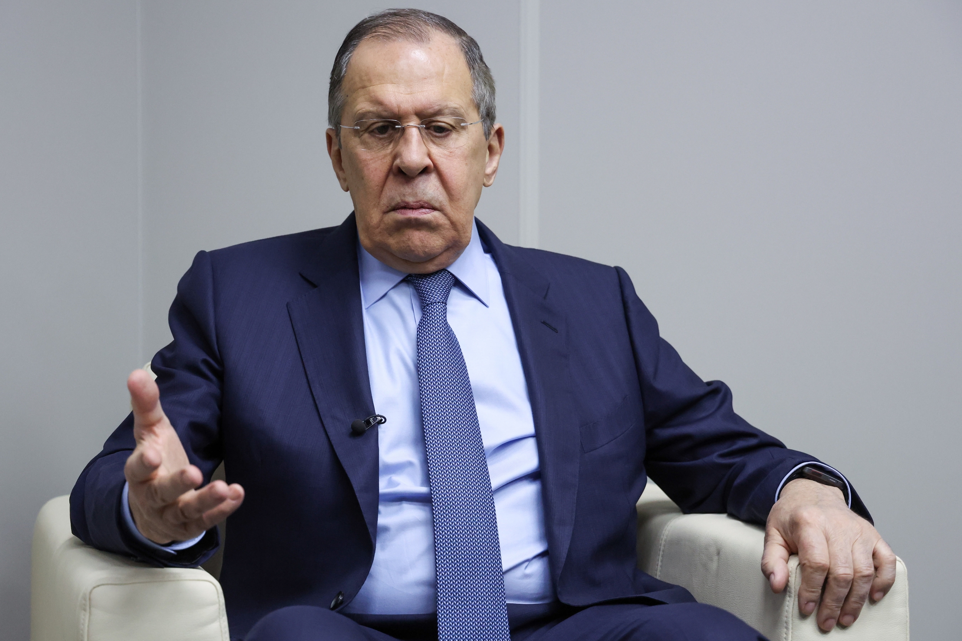 Russian Foreign Minister Sergei Lavrov at the Icon Forum