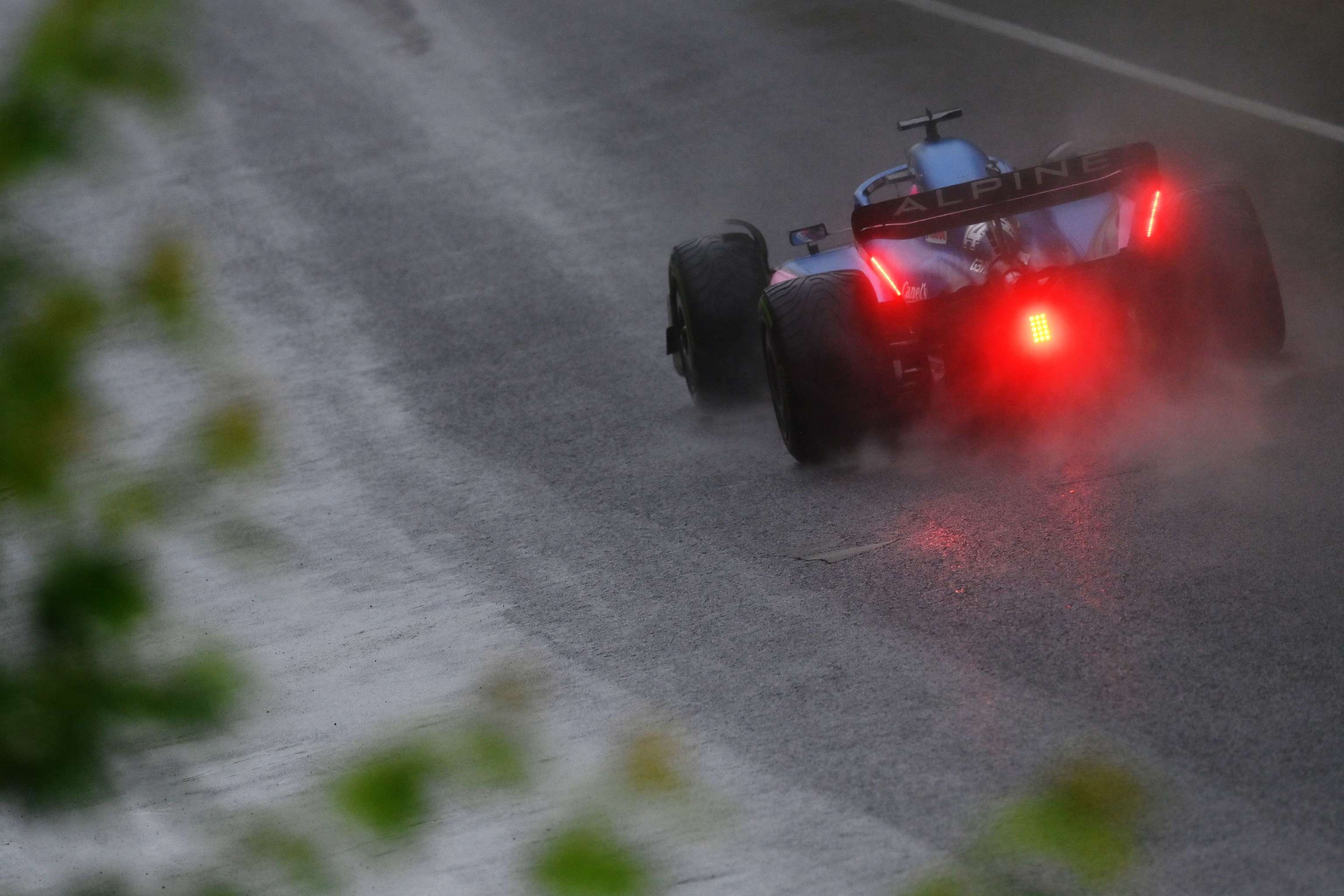 Alonso, con el A522, durante la tercera sesin libre en Canad.