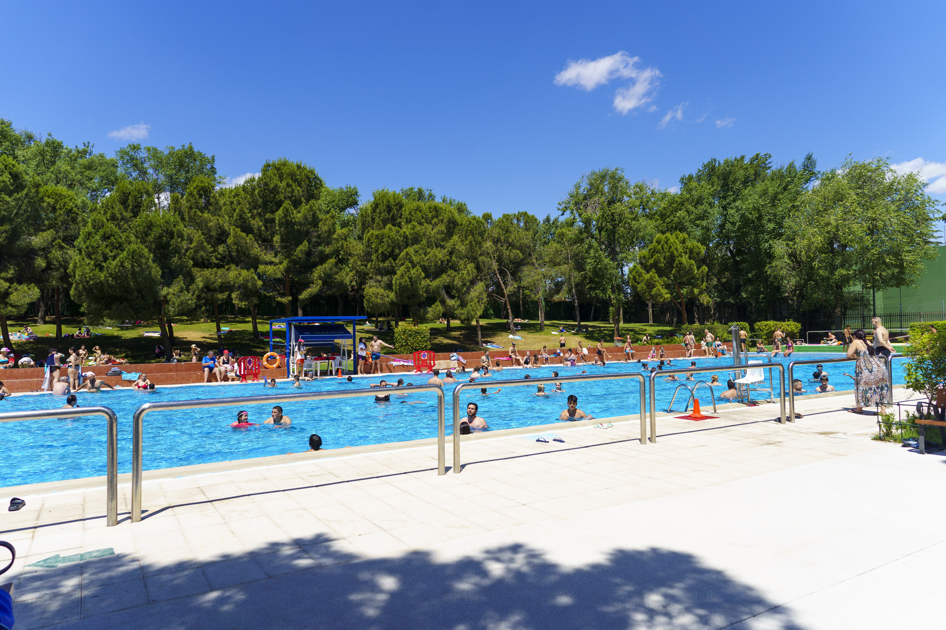 Una piscina municipal de la ciudad de Madrid