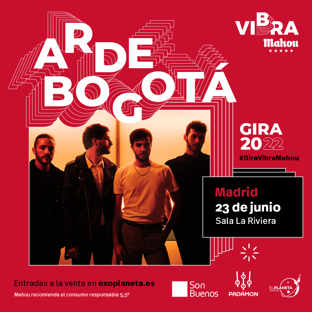 La banda Arde Bogot tocar en la Sala  La Riviera.