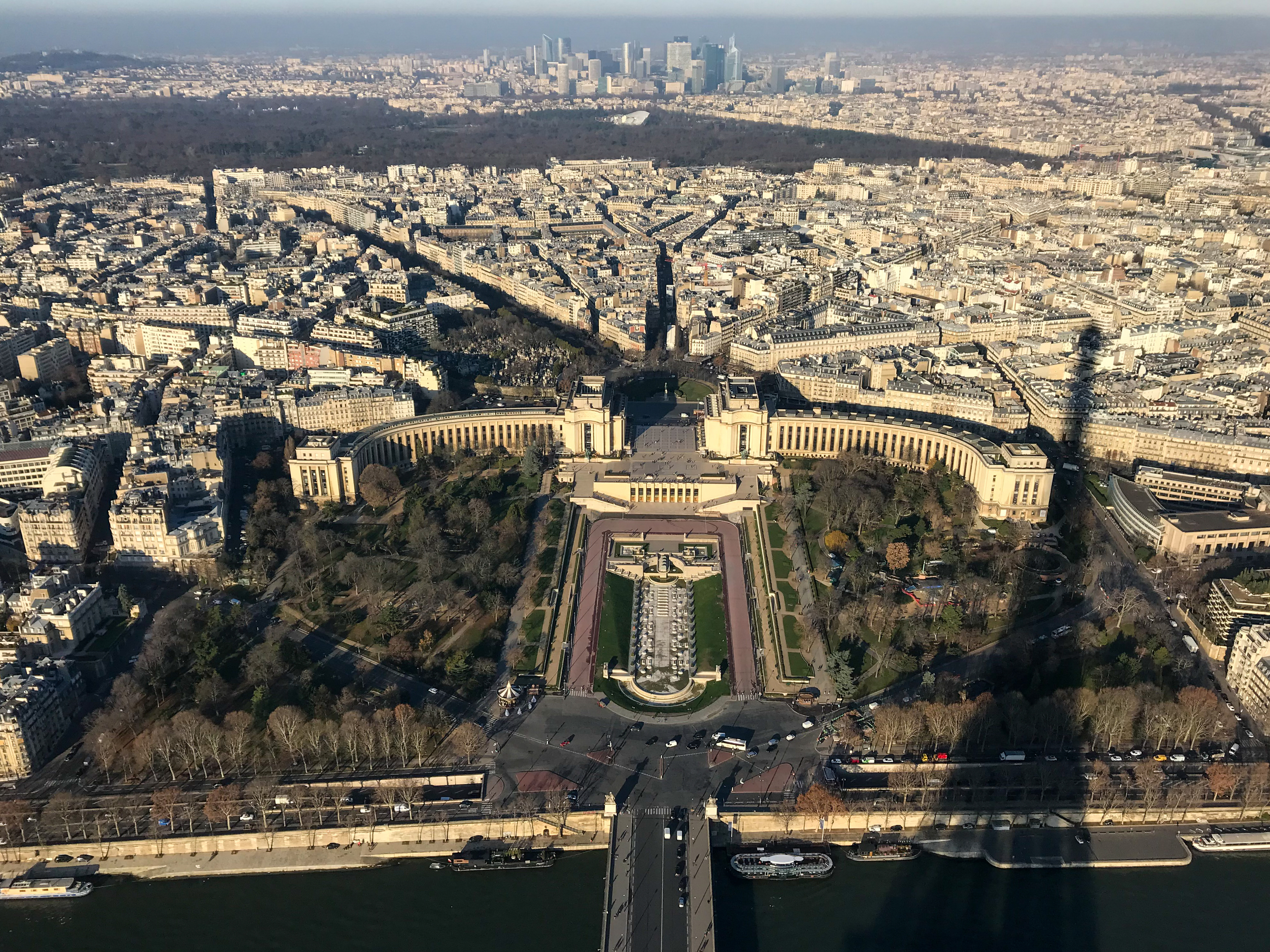 París, desde uno de los miradores de la Torre Eiffel.