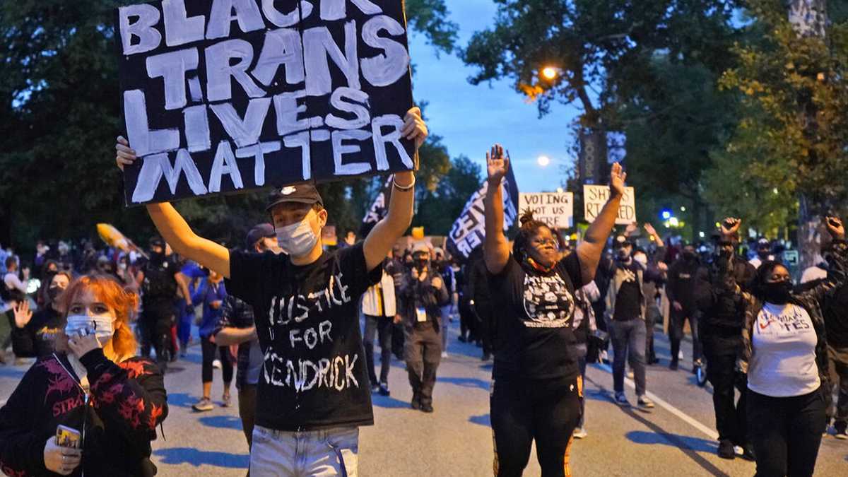Manifestantes del movimiento 'Black Lives Matter'.