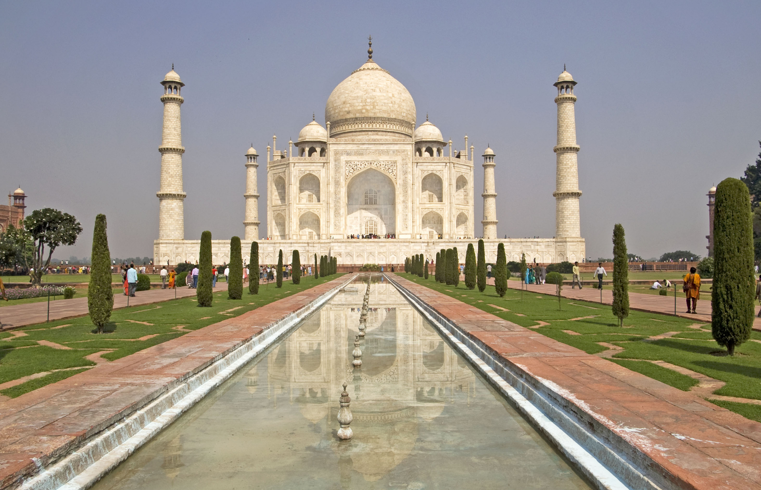 El Taj Mahal de la India está considerado el mejor complejo arquitectónico del mundo.