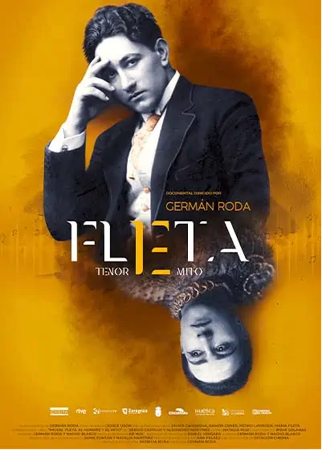Cartel de documental 'Fleta, tenor, mito'.