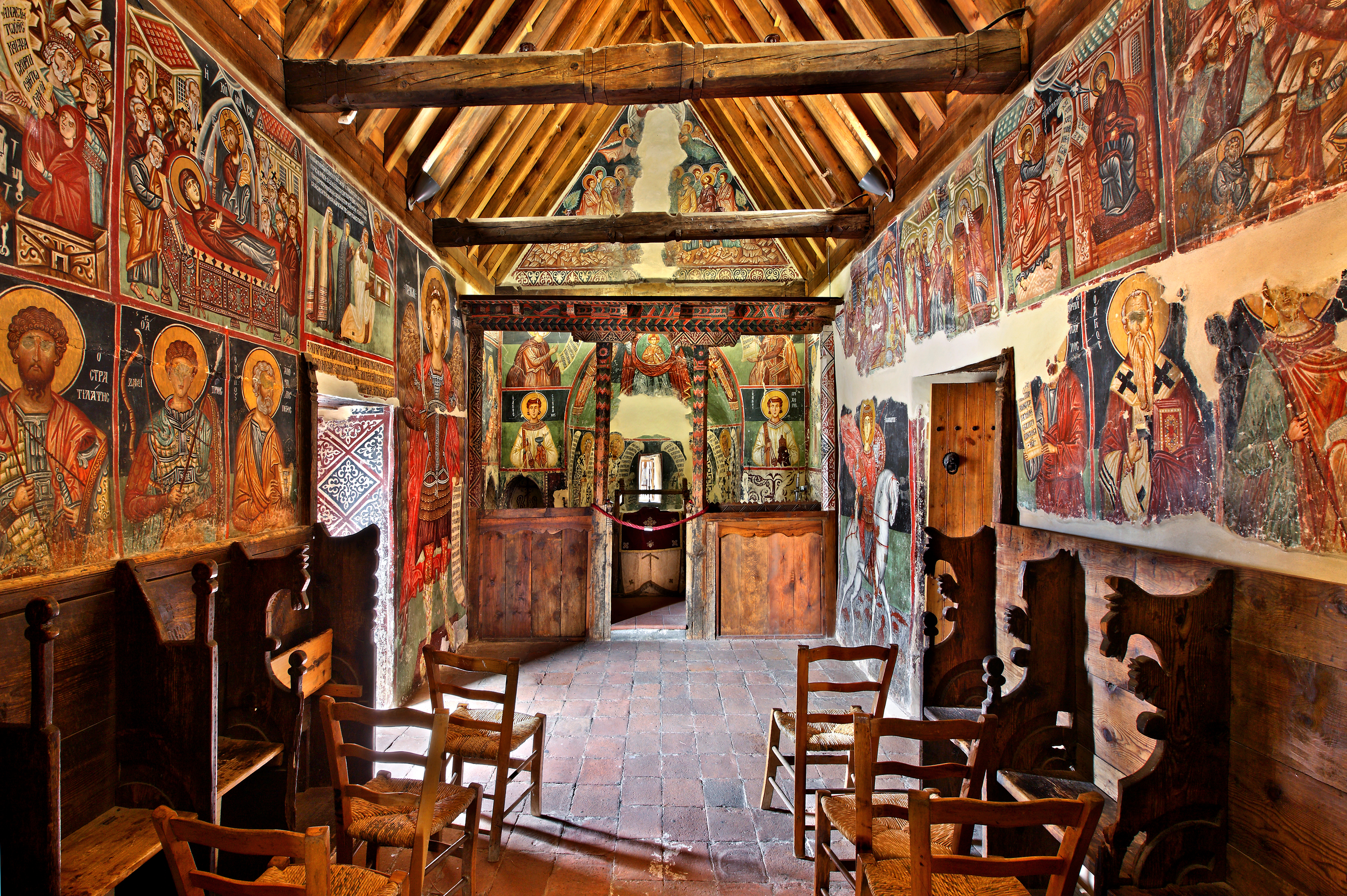 Las diez iglesias pintadas de Troodos son una visita sorprendente.