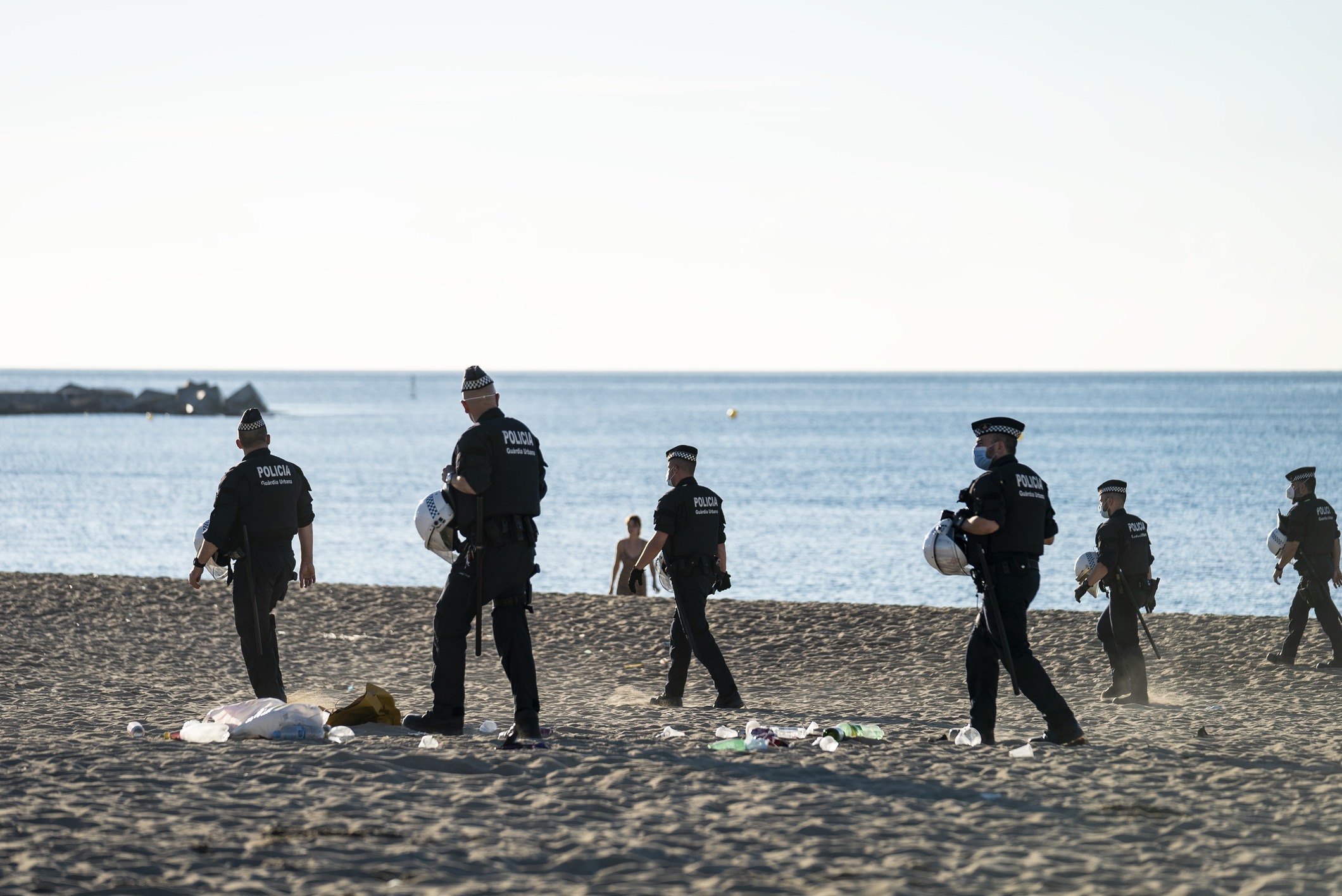 Guardia Urbana en la playa