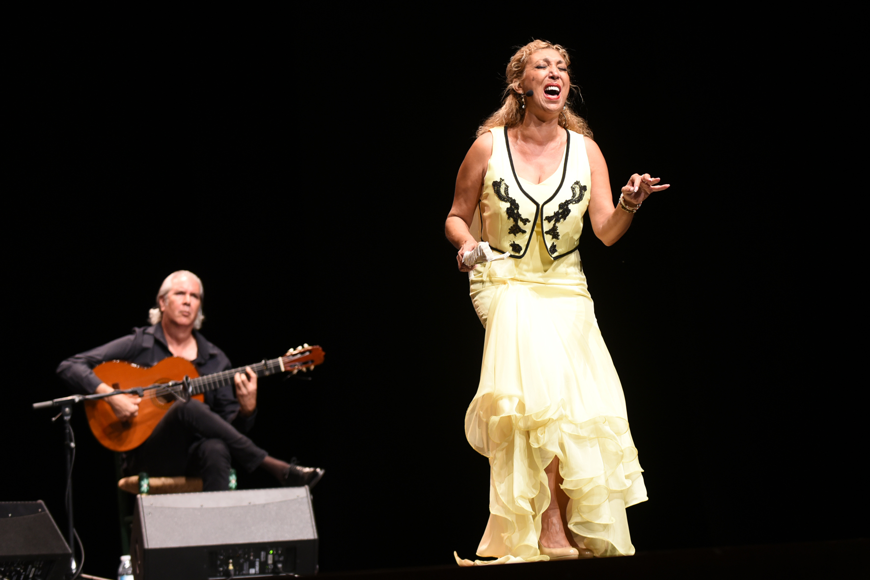 Esperanza Fernández impartió una magistral lección de cante en Palma del Río.
