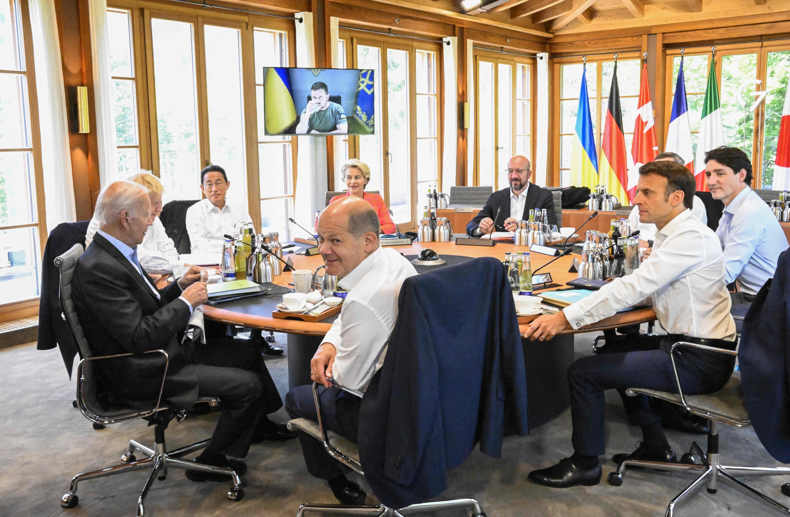 Zelenski interviene hoy en la cumbre del G7 en Baviera.