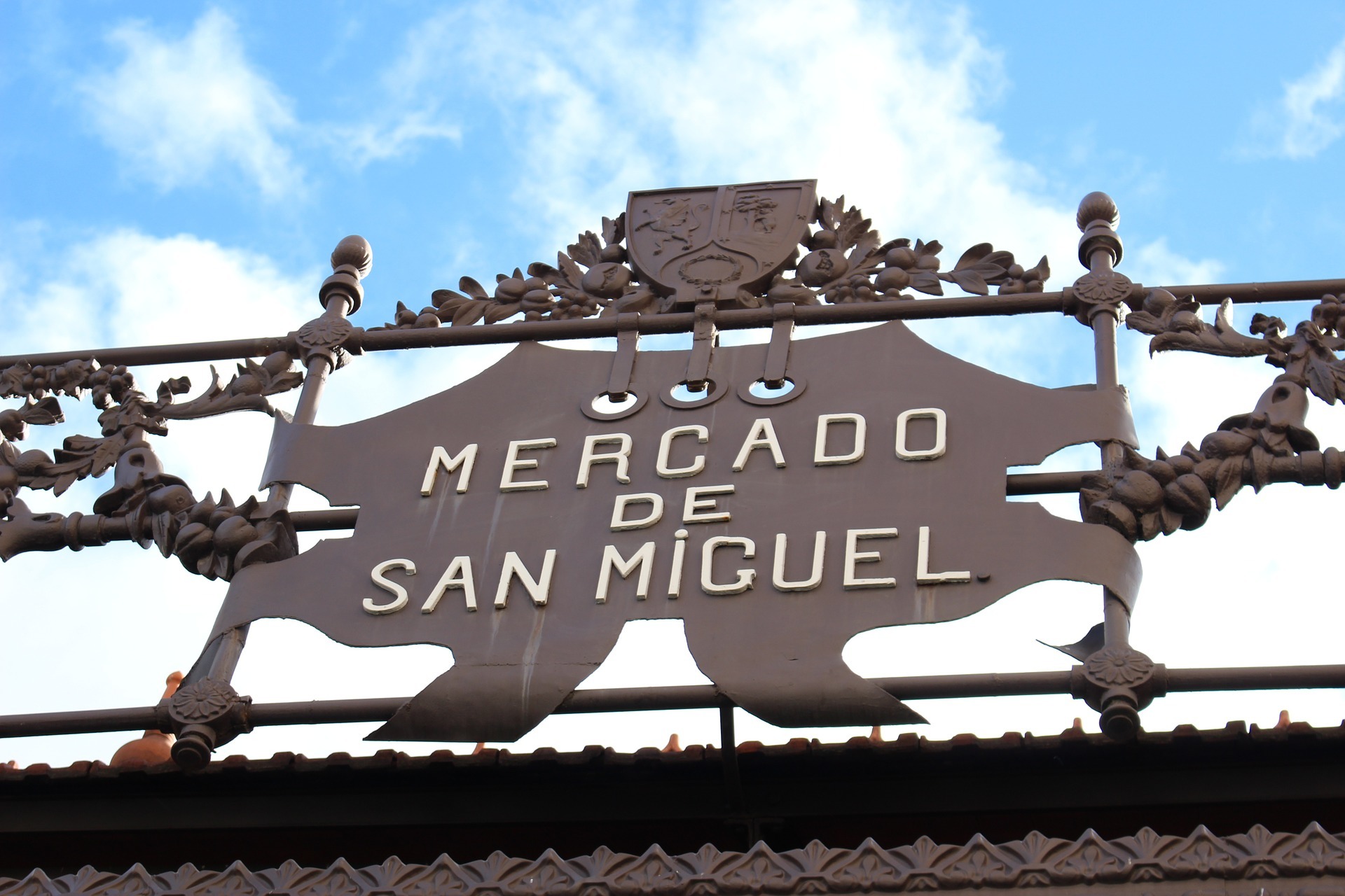 Cartel del Mercado de San Miguel.