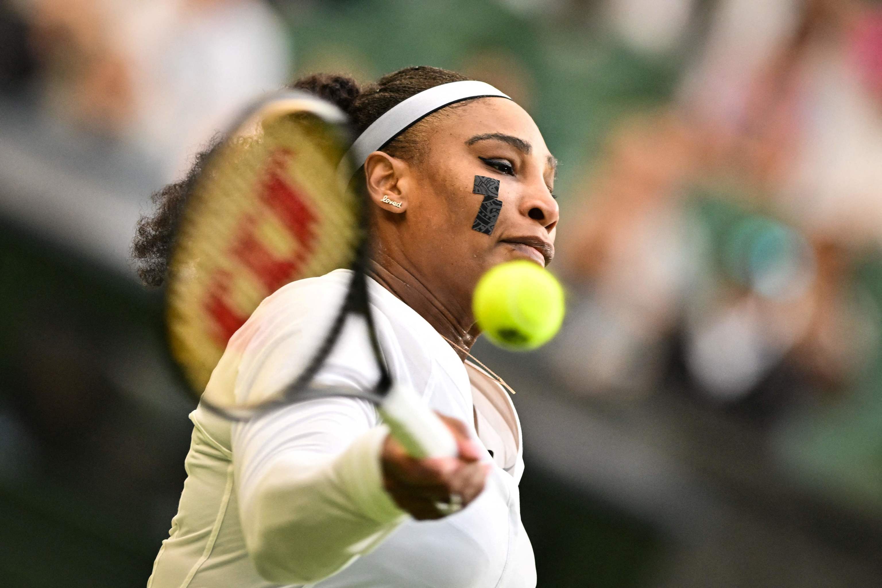 Serena Williams, durante el partido ante Harmony Tan.