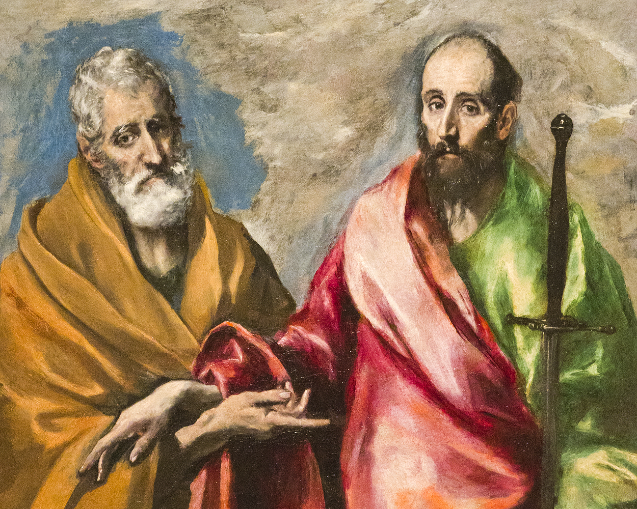 San Pedro y San Pablo, en el cuadro de El Greco.