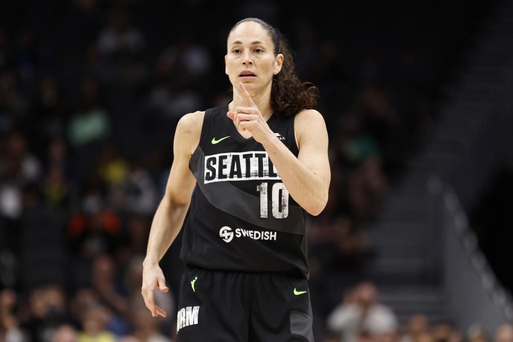 A game Sue Bird played yesterday in Seattle.
