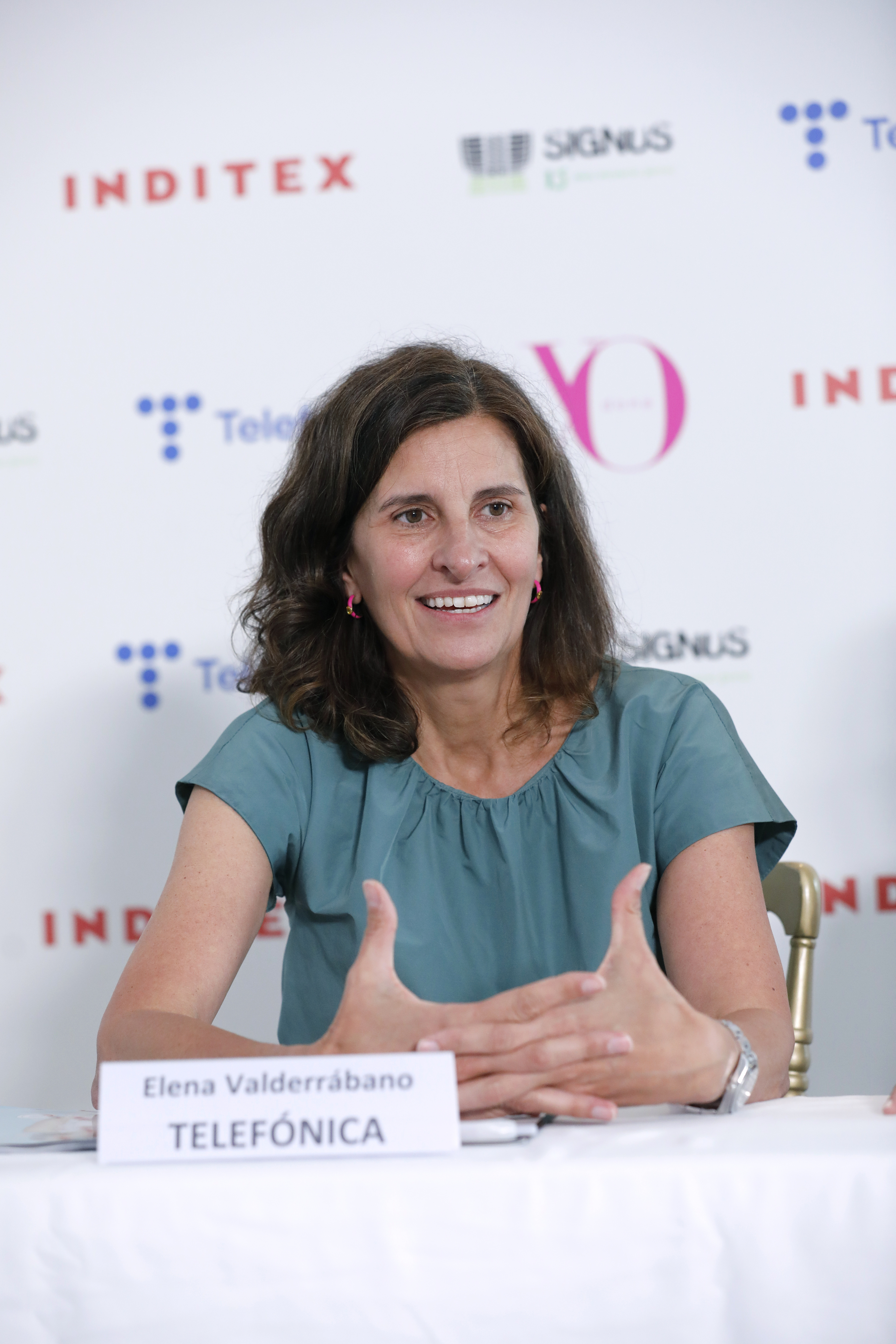 Elena Valderrábano, directora global de Sostenibilidad de Telefónica.