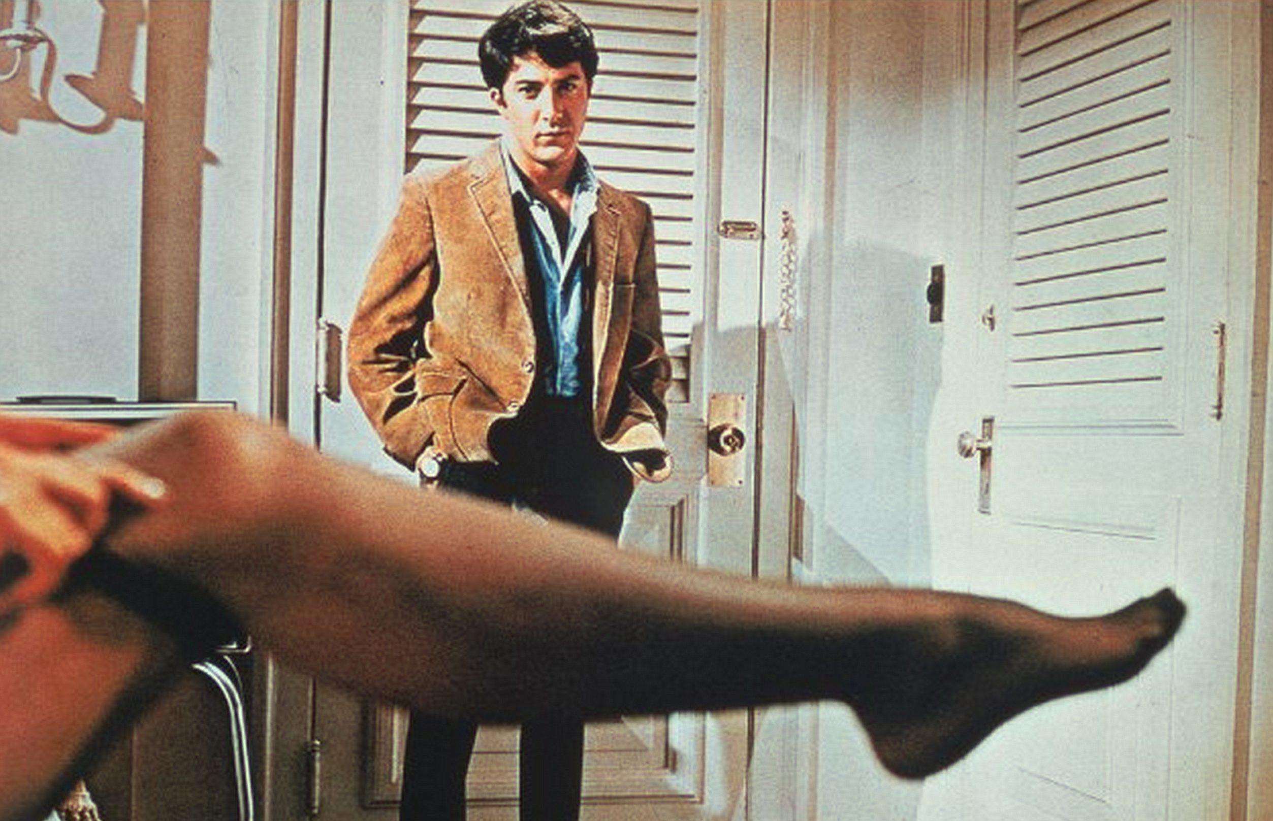 Fotograma de 'El graduado' (1967), con Dustin Hoffman y Anne Bancroft.