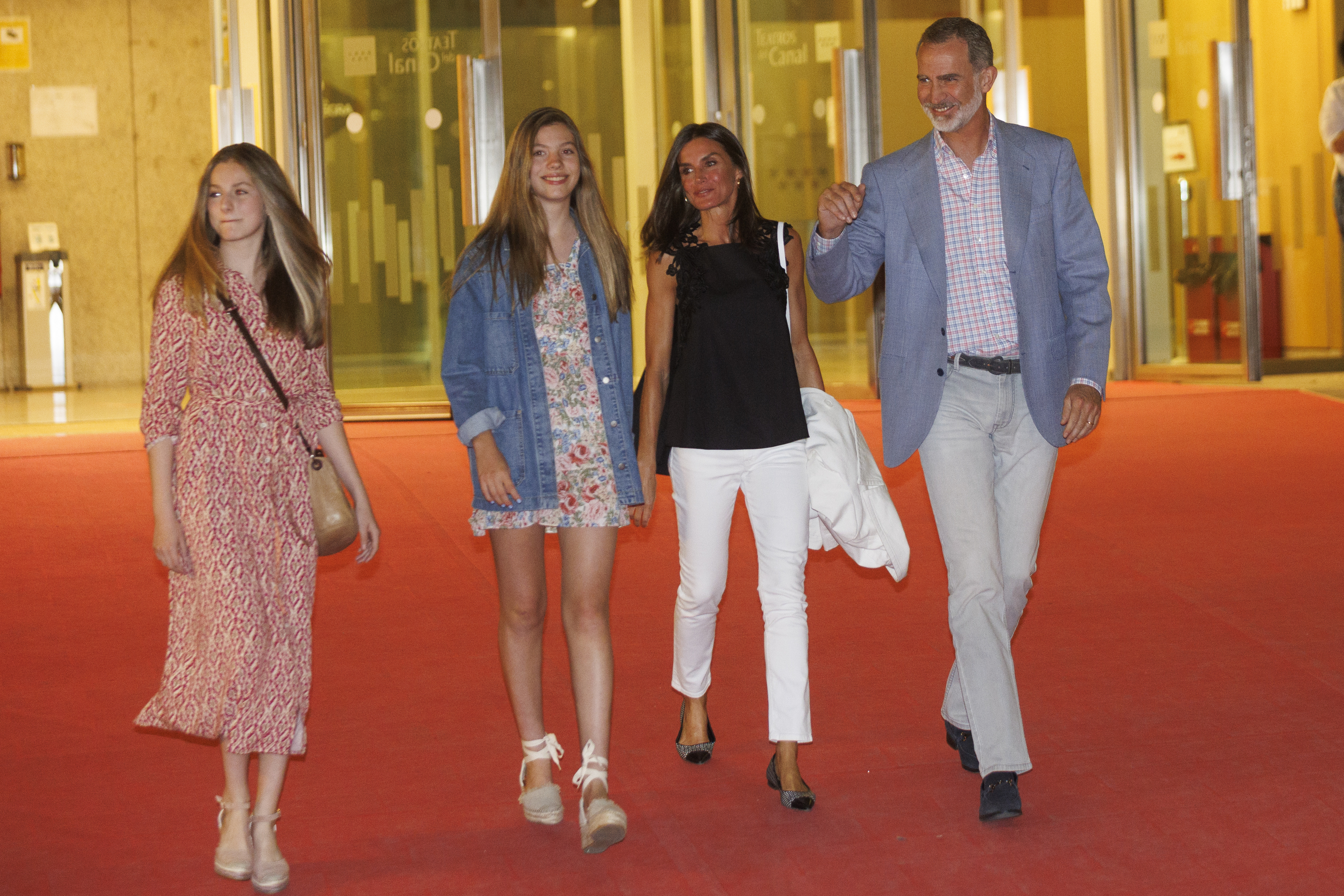 La Familia Real, en una aparicin reciente, en Madrid.