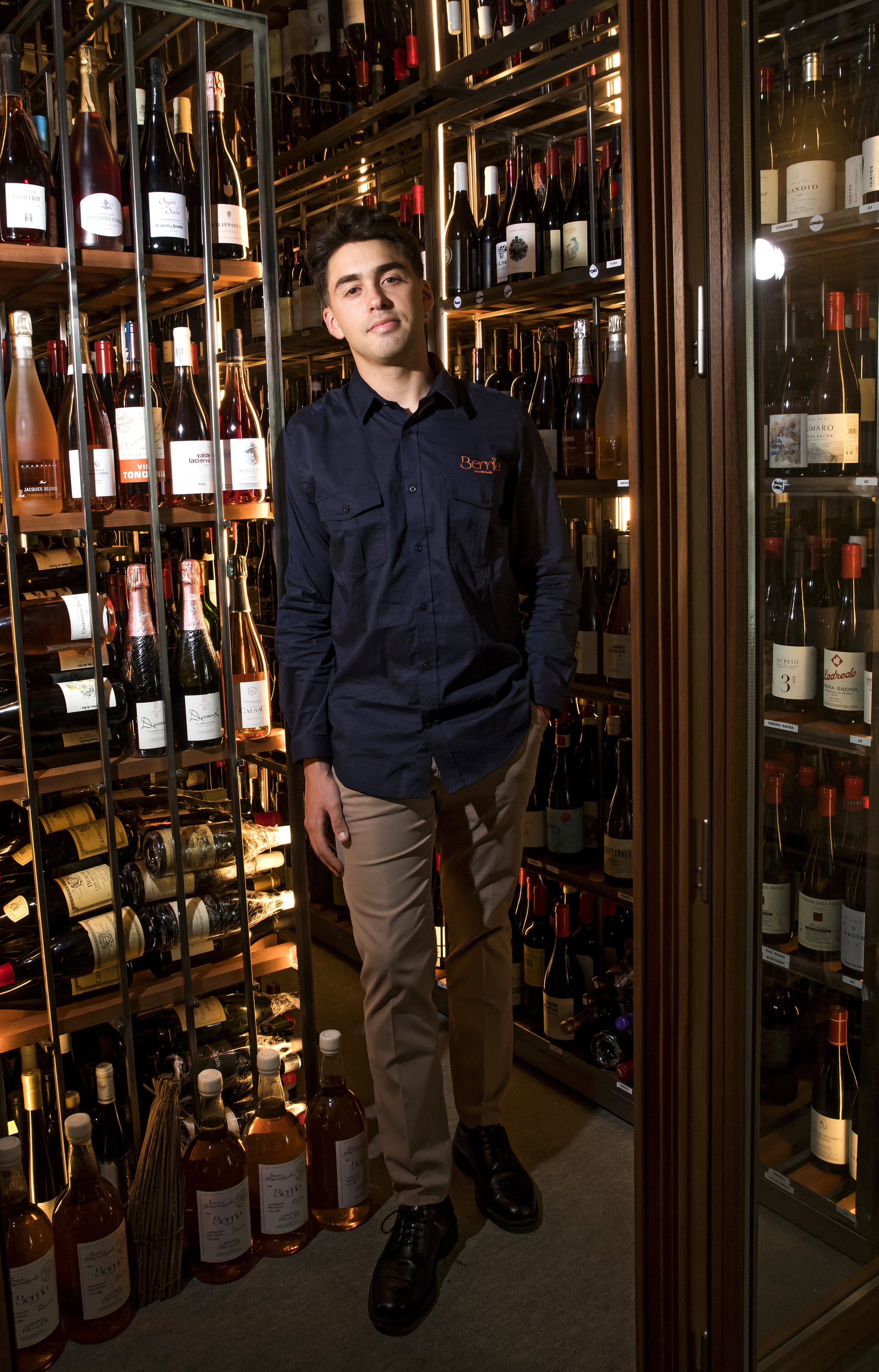 Toms Ucha, jefe de sumilleres del wine bar Berria de Madrid.