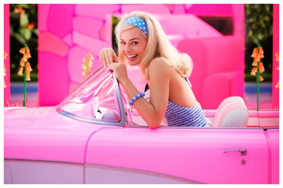 En la imagen se puede ver a Margot Robbie caracterizada como 'Barbie'.