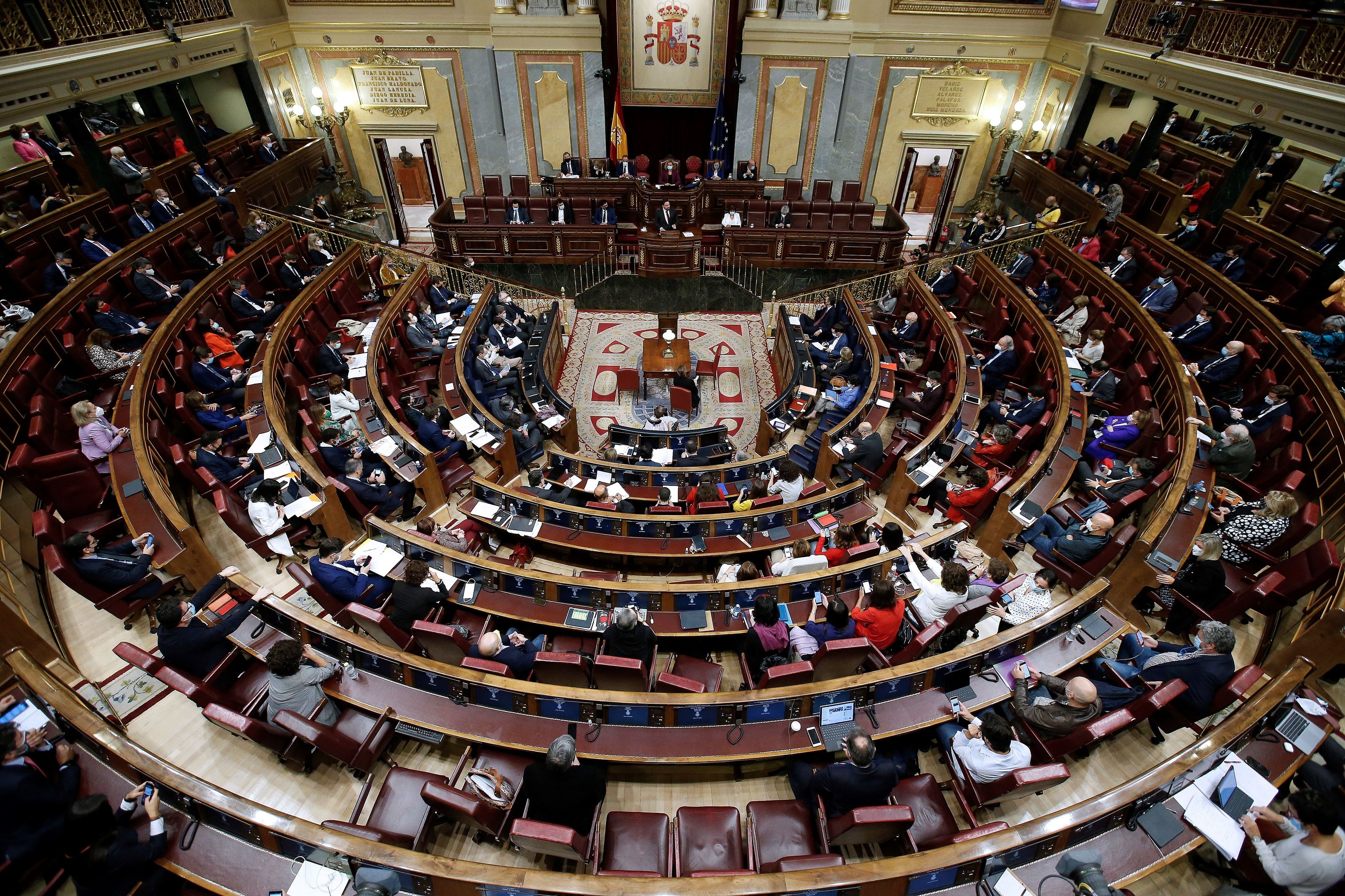 Imagen del hemiciclo del Congreso de los Diputados.