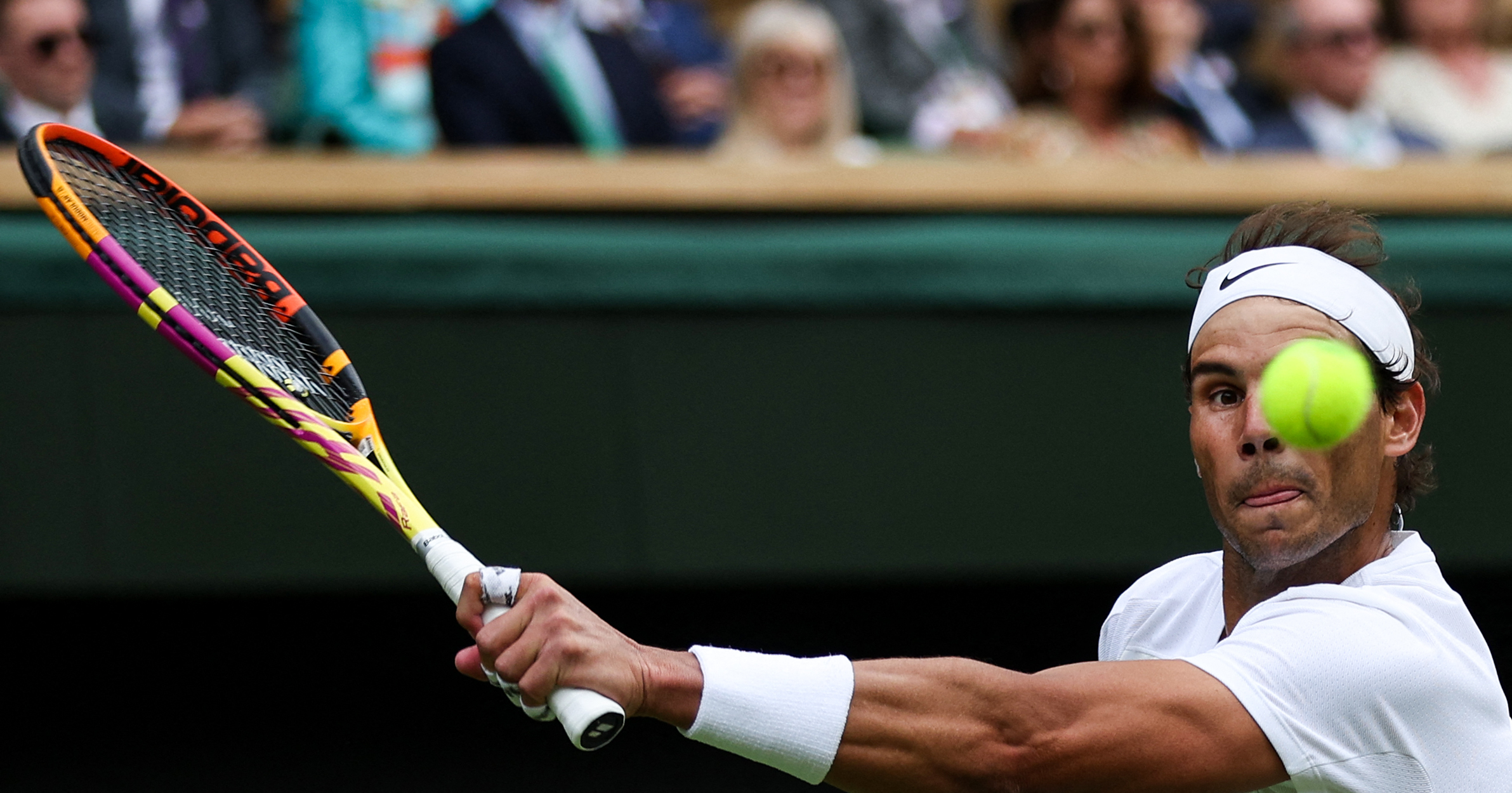 Rafa Nadal en Wimbledon 2022