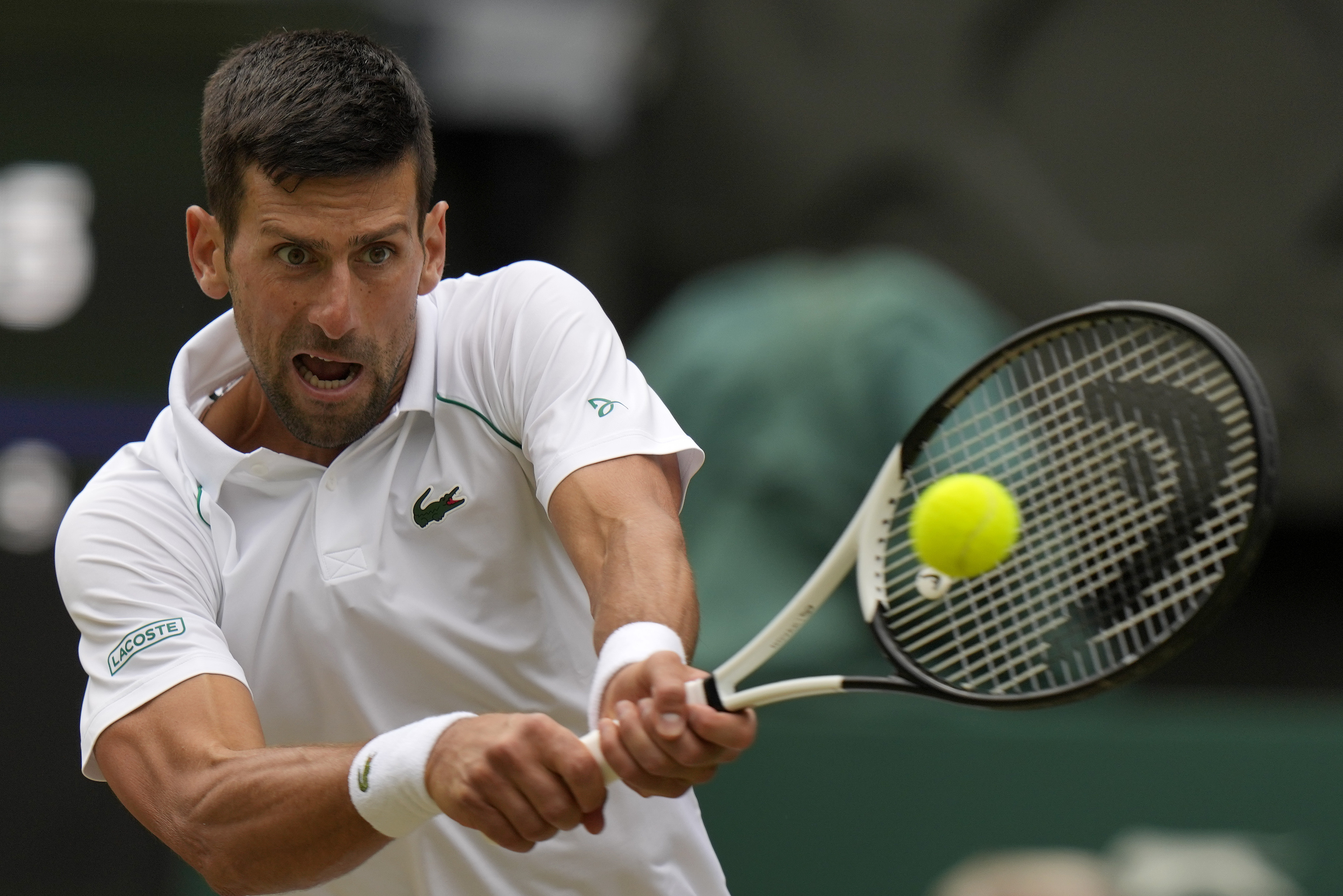Novak Djokovic en Wimbledon 2022