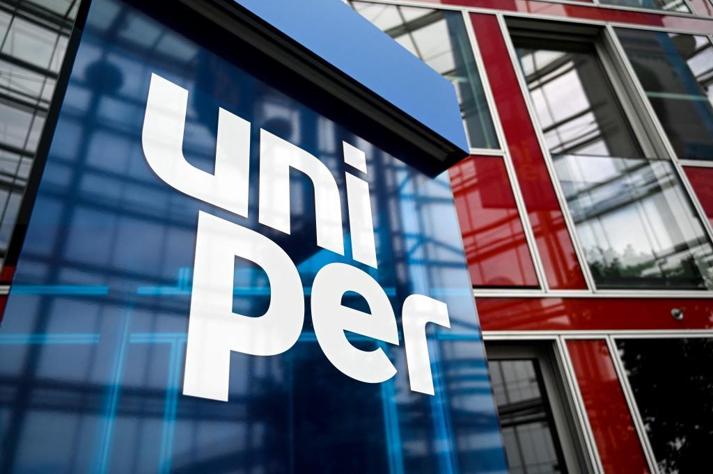 Logo de Uniper en sus sedes centrales