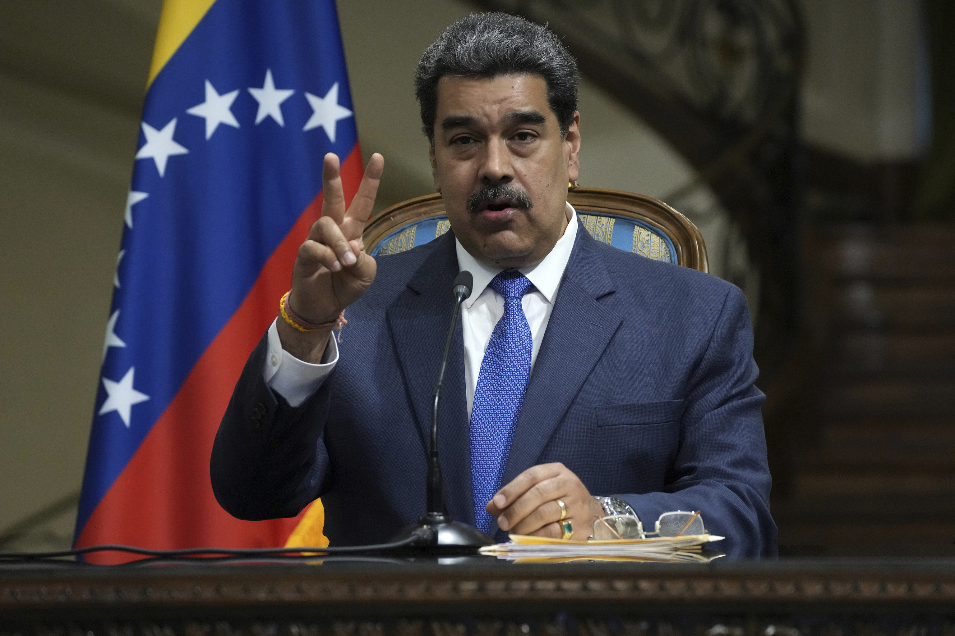 El líder chavista, Nicolás Maduro.