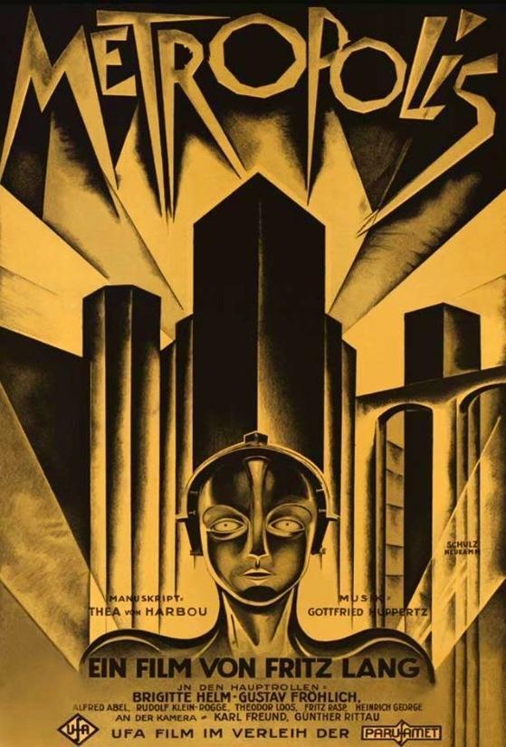 Cartel de la pelcula 'Metrpolis' (1927),de Fritz Lang.