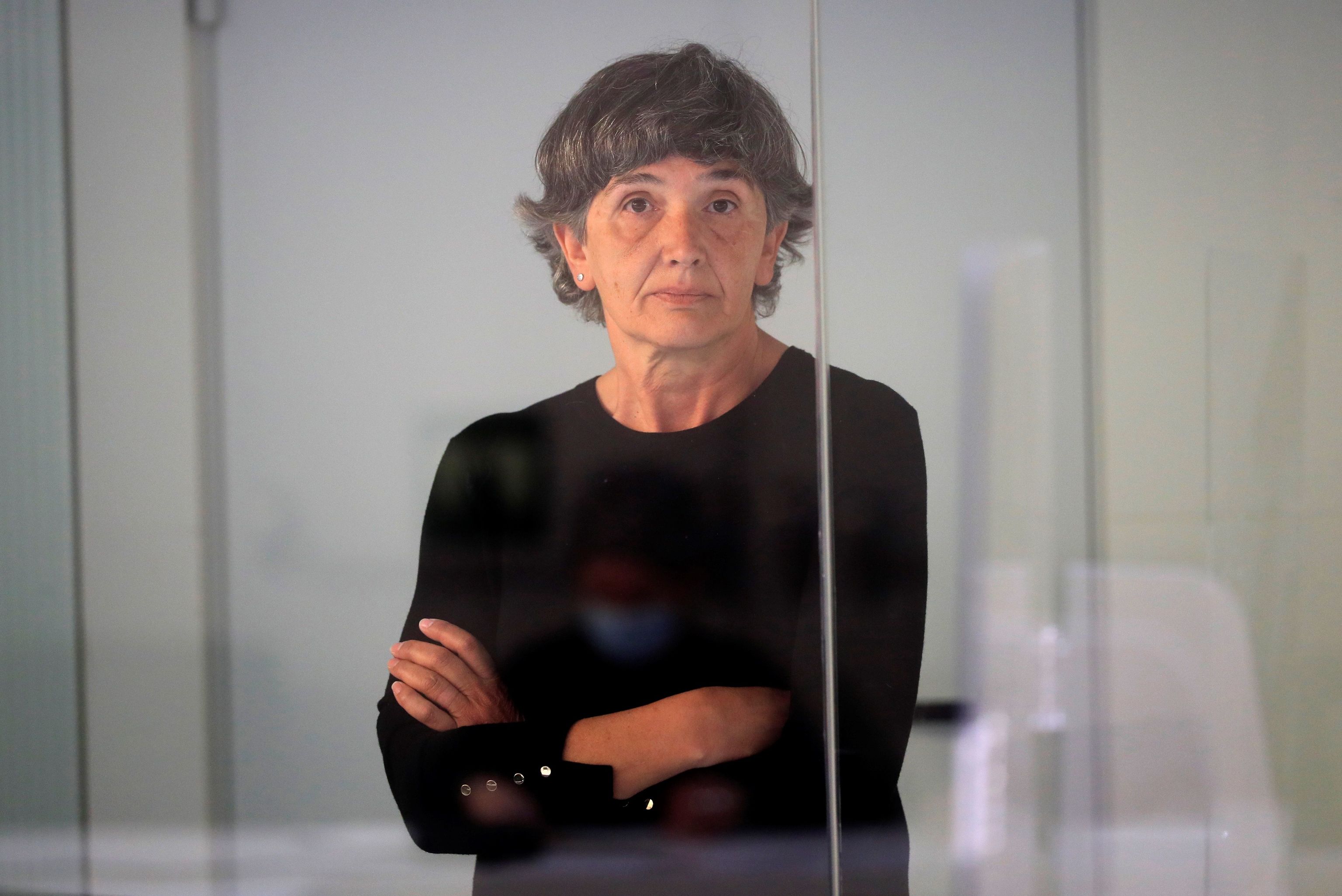 Soledad Iparaguirre, 'Anboto', en un juicio en la Audiencia Nacional.