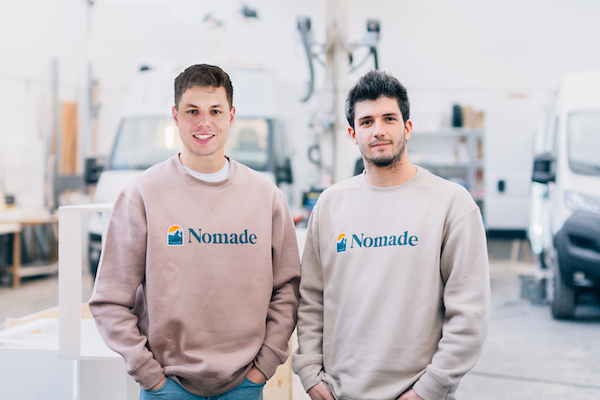 Los fundadores de Nomade Vans.
