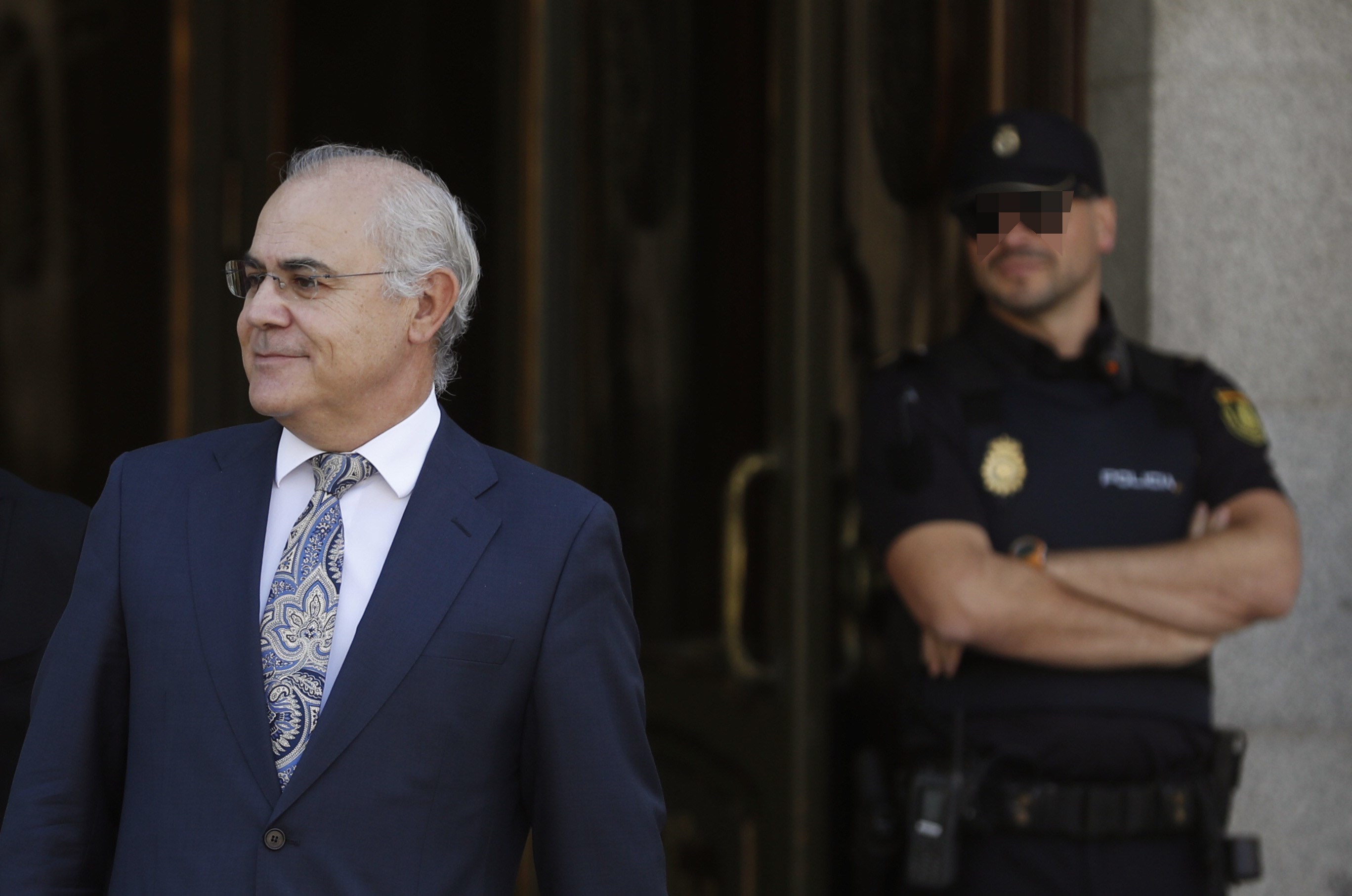 El juez Pablo Llarena, a su salida del Tribunal Supremo, en una imagen de 2019.