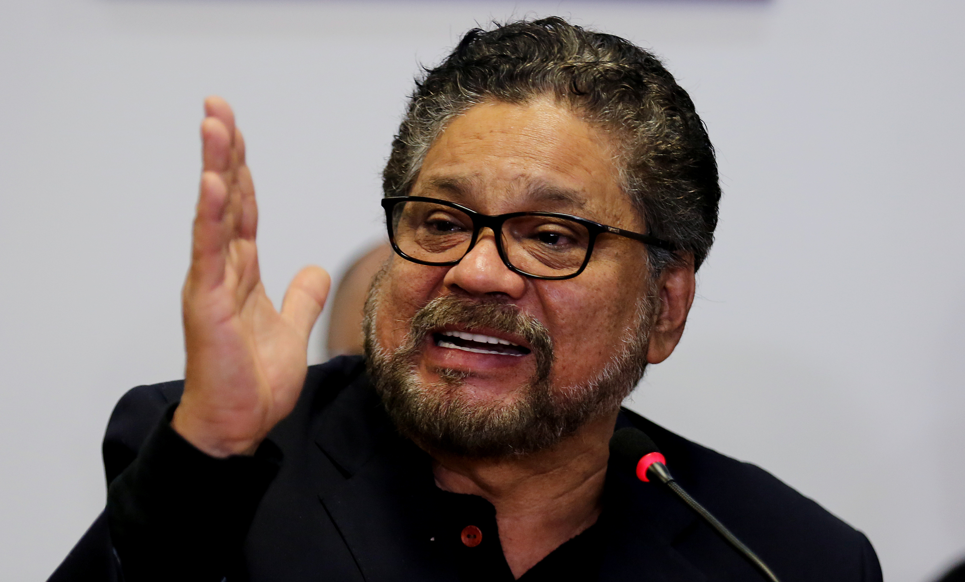 Ivn Mrquez, durante las negociaciones de paz de las FARC con el Gobierno.