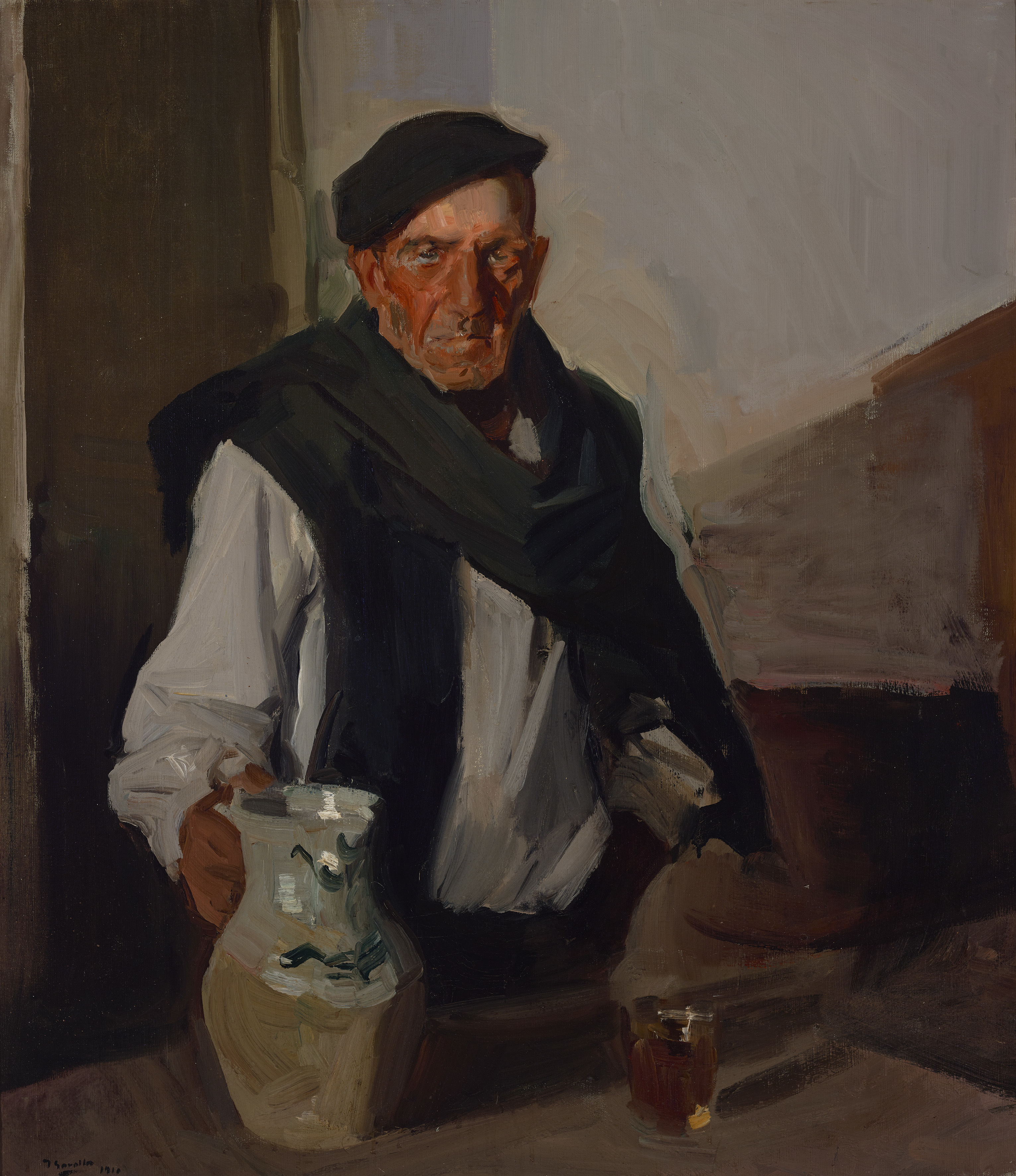 Bebedor vasco (Juan Ángel), 1910. Sorolla.
