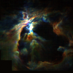El velo de la nebulosa Orin