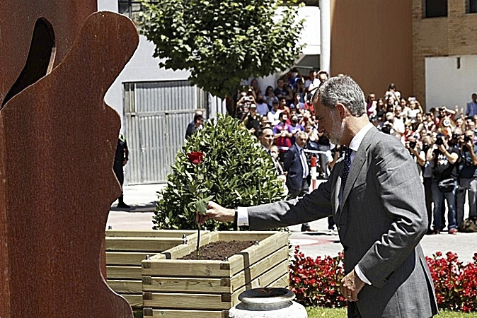 El Rey en el homenaje a Miguel Ángel Blanco.