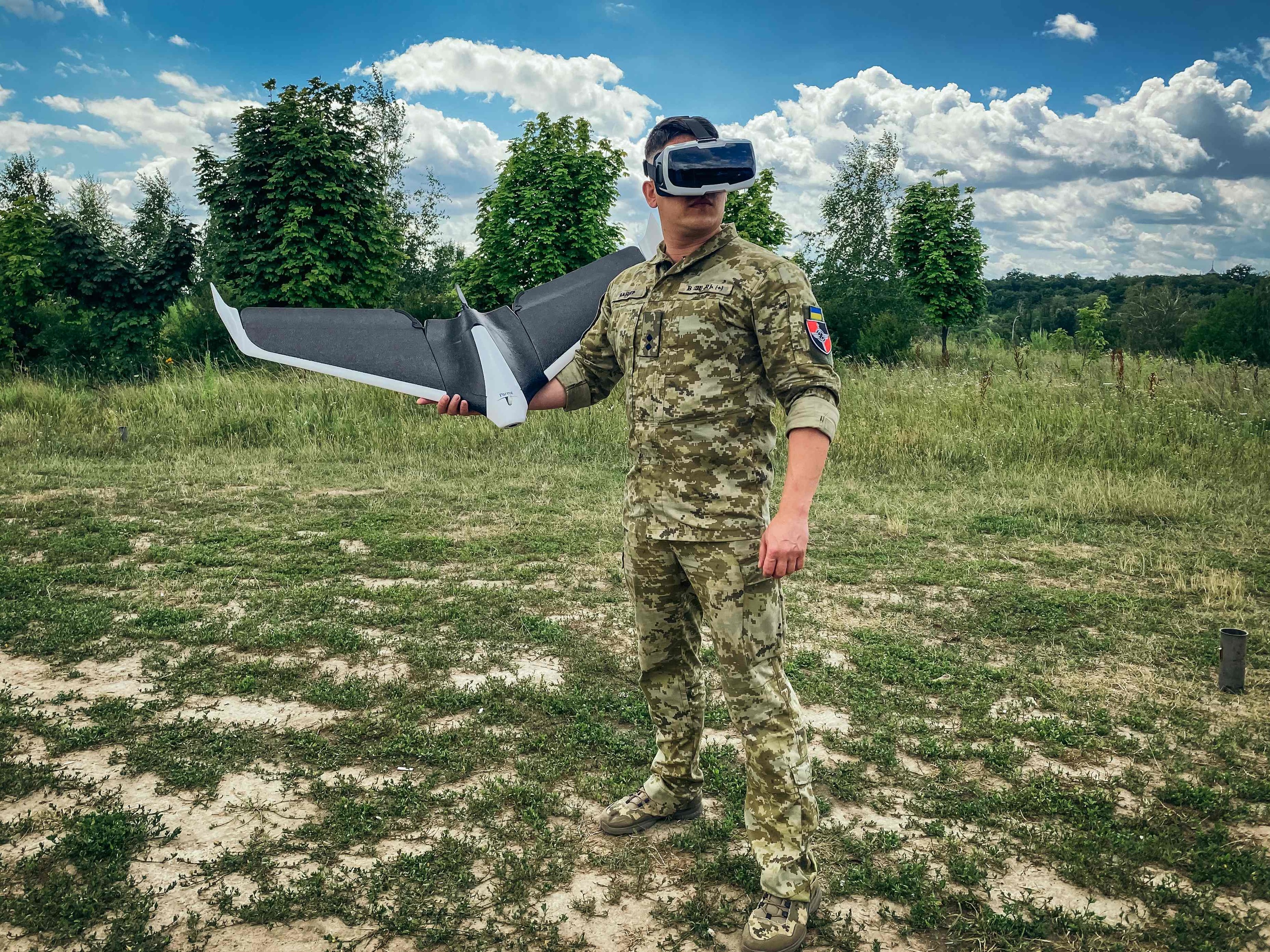 Adiestramiento para el uso de drones en Ucrania
