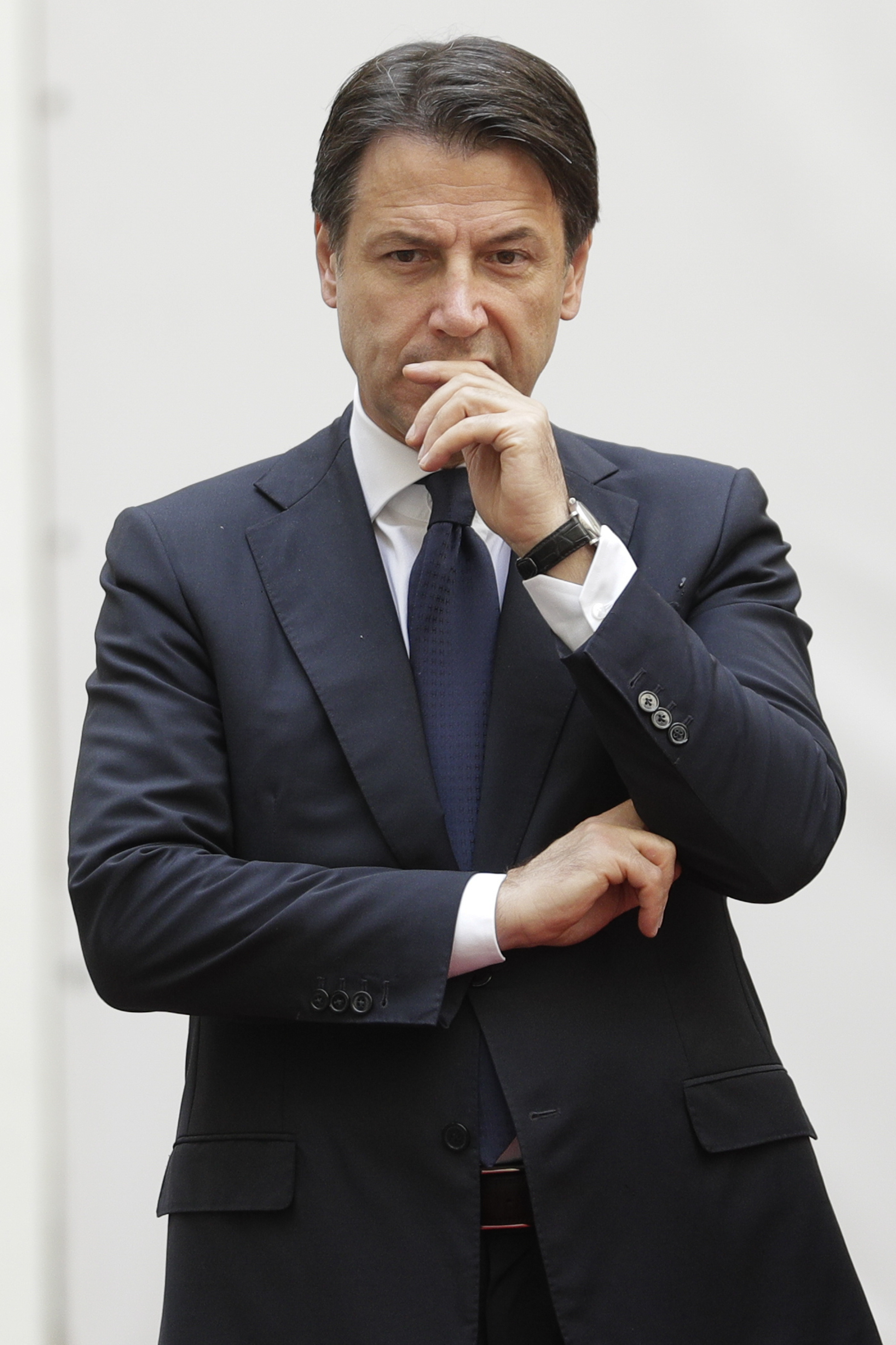 El ex primer ministro,  Giuseppe Conte.