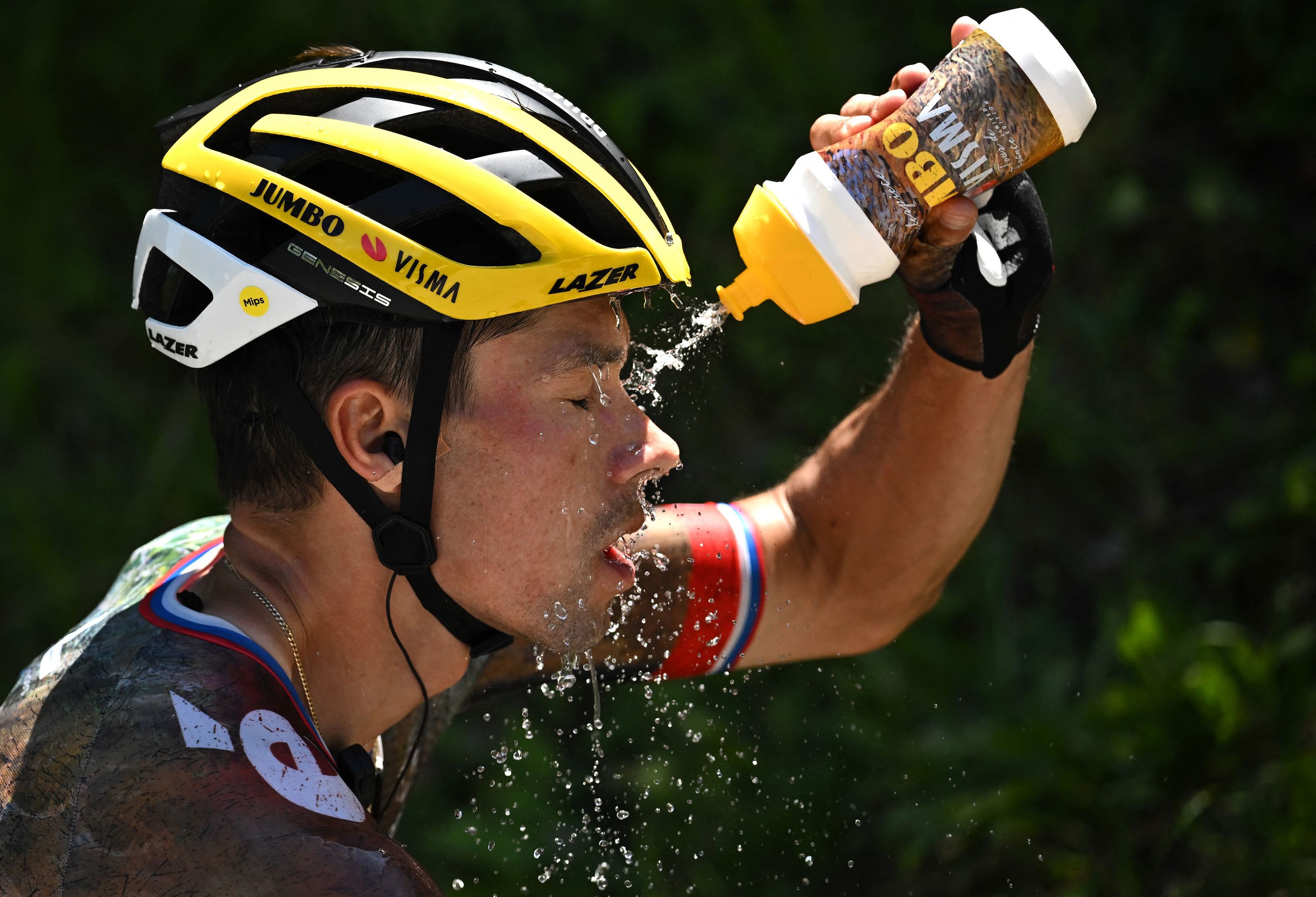 Primoz Roglic, hace unos días en Tour de Francia