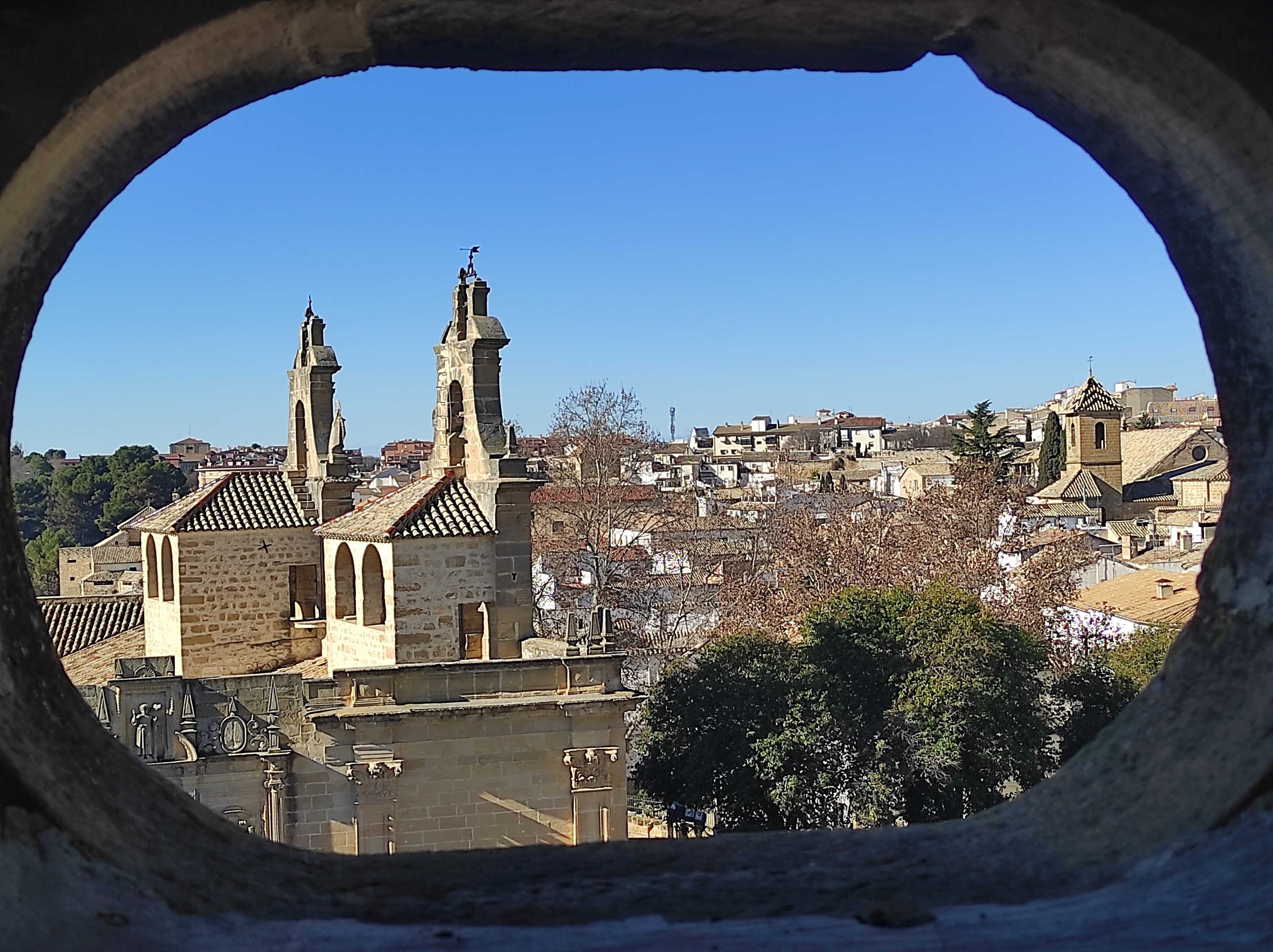 Vista de Úbeda desde el Palacio del Marqués de Mancera.