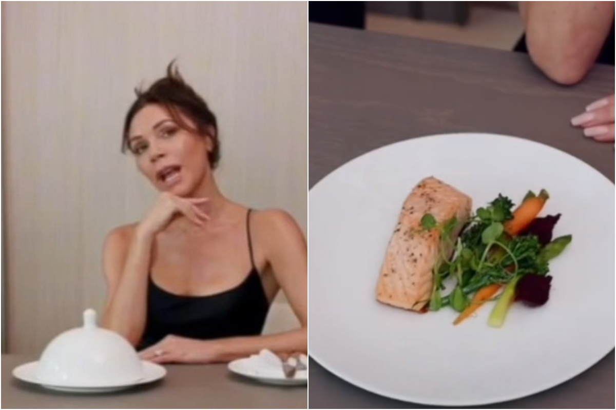 ALT: Victoria Beckham parodia su propia dieta en TikTok