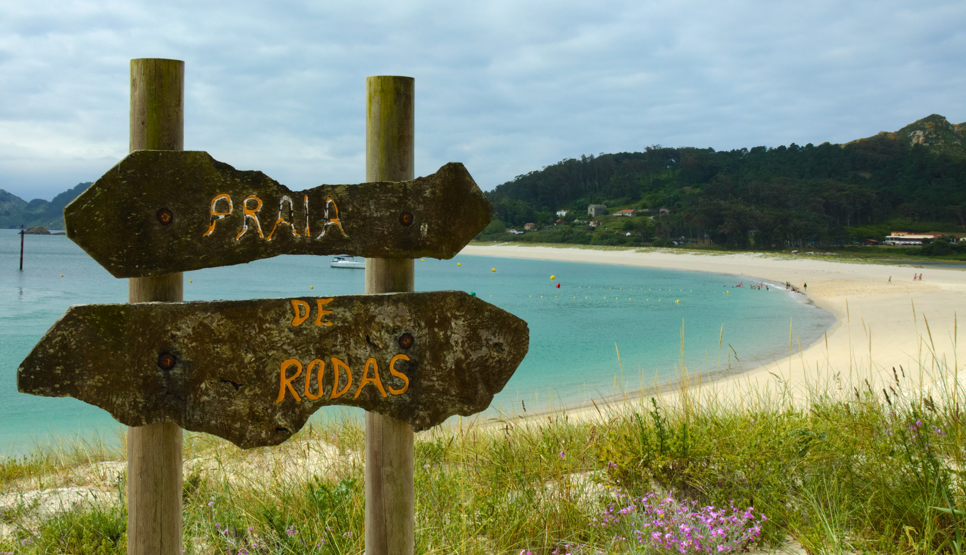 La playa de Rodas, en las Islas Cíes.